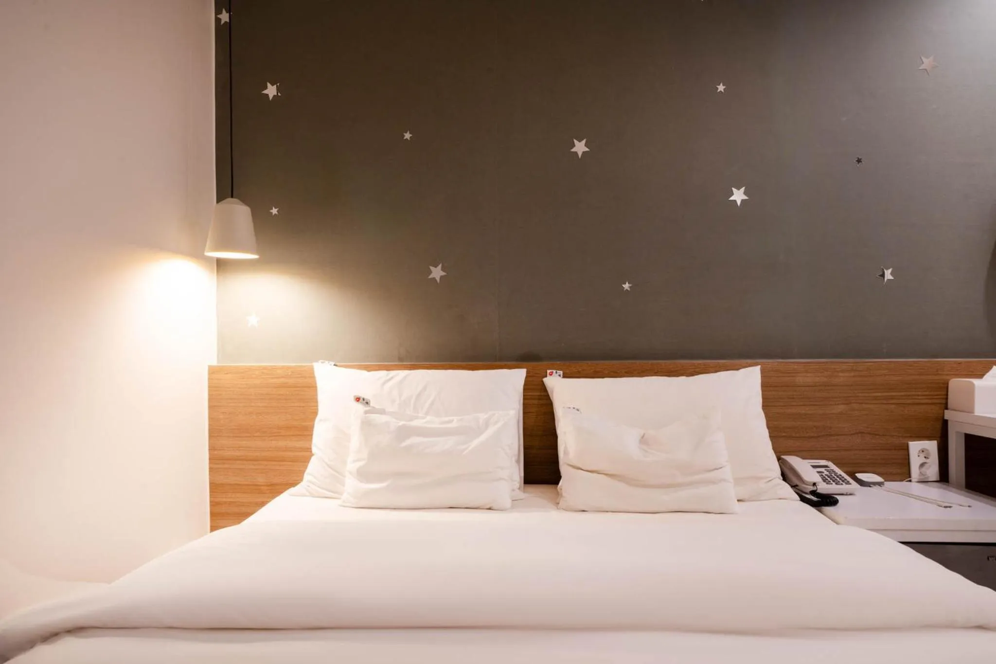 Bed in Haeundae Dongbeck Hotel