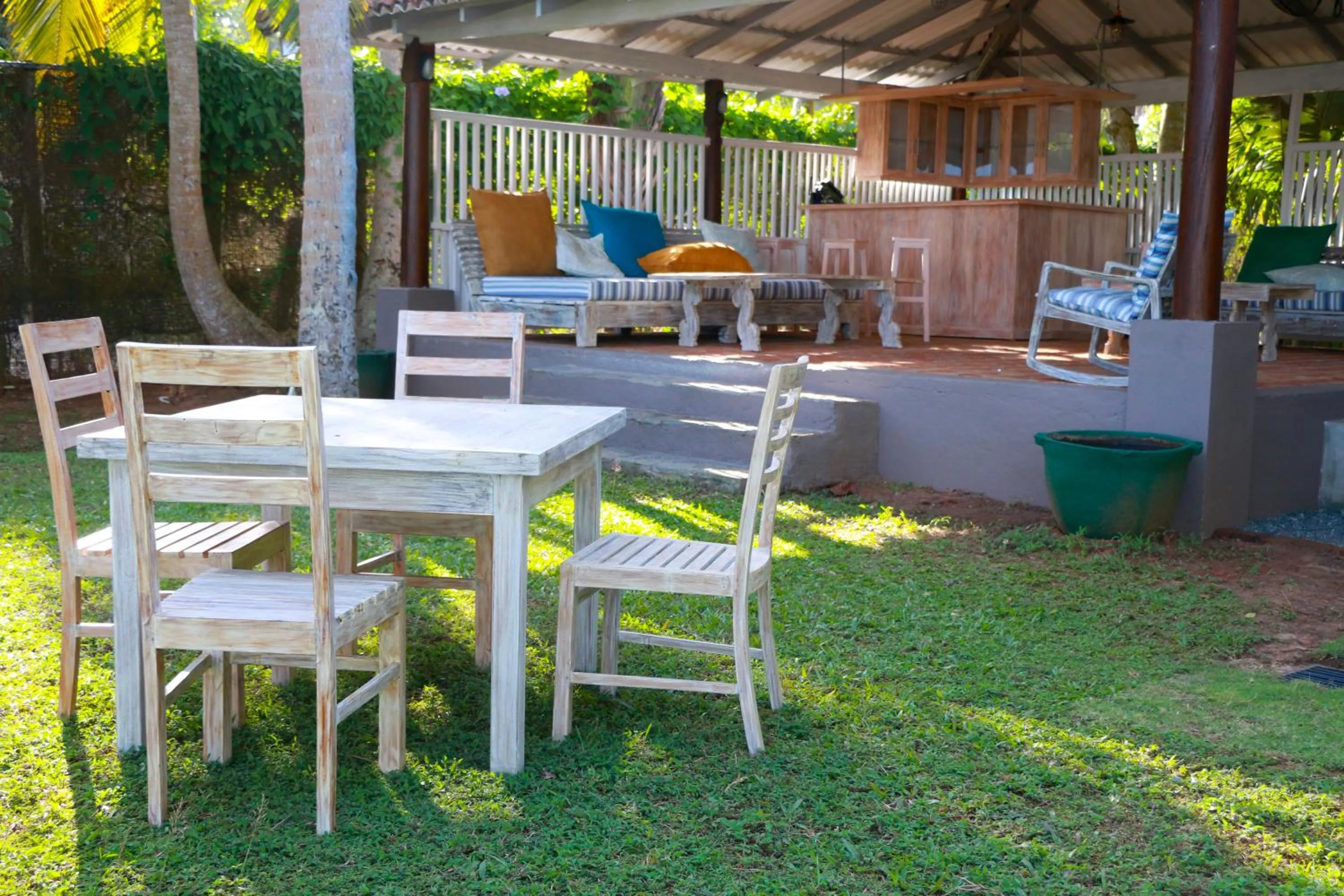 Dining area in Esperanza Beach Mawella