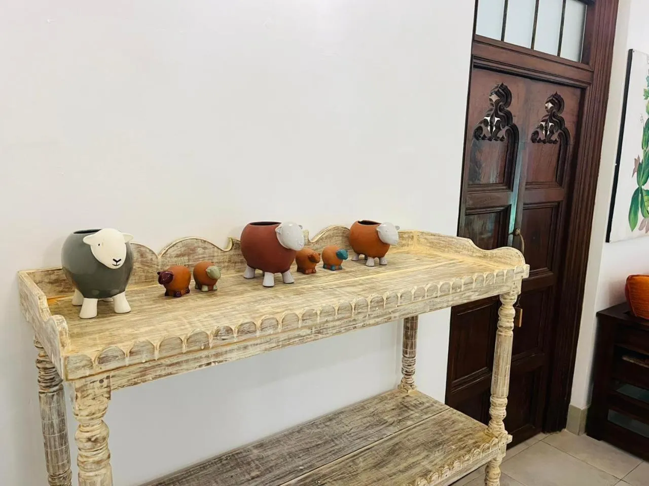 Decorative detail in Esperanza Beach Mawella