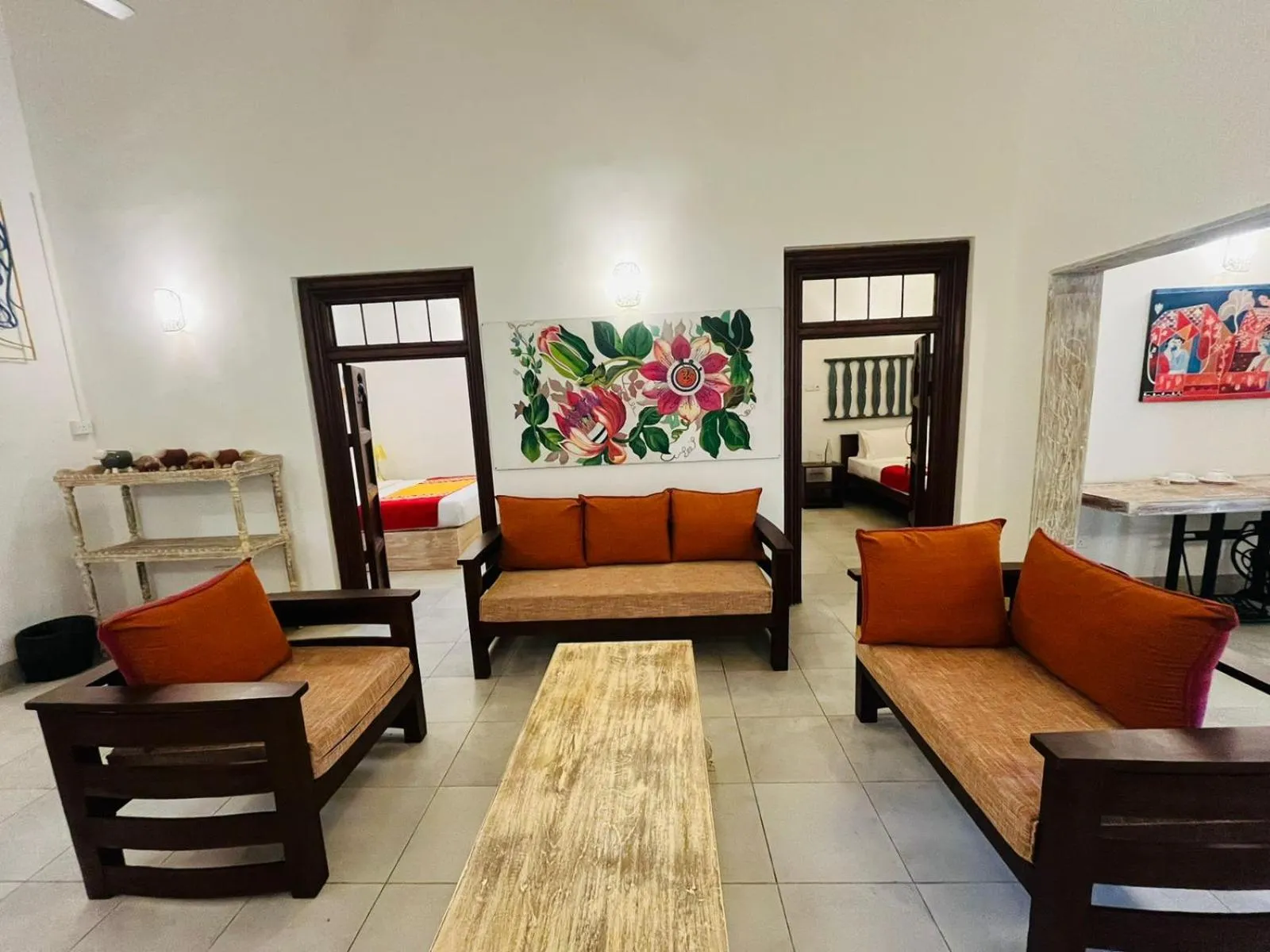 Living room in Esperanza Beach Mawella