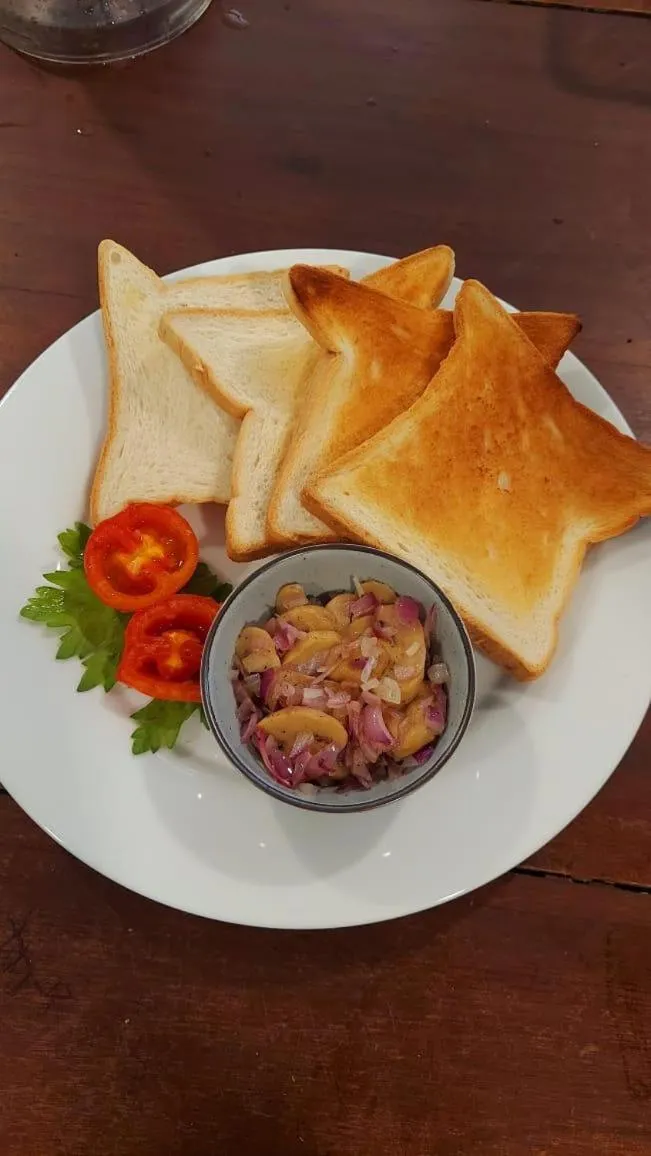 Food in Esperanza Beach Mawella