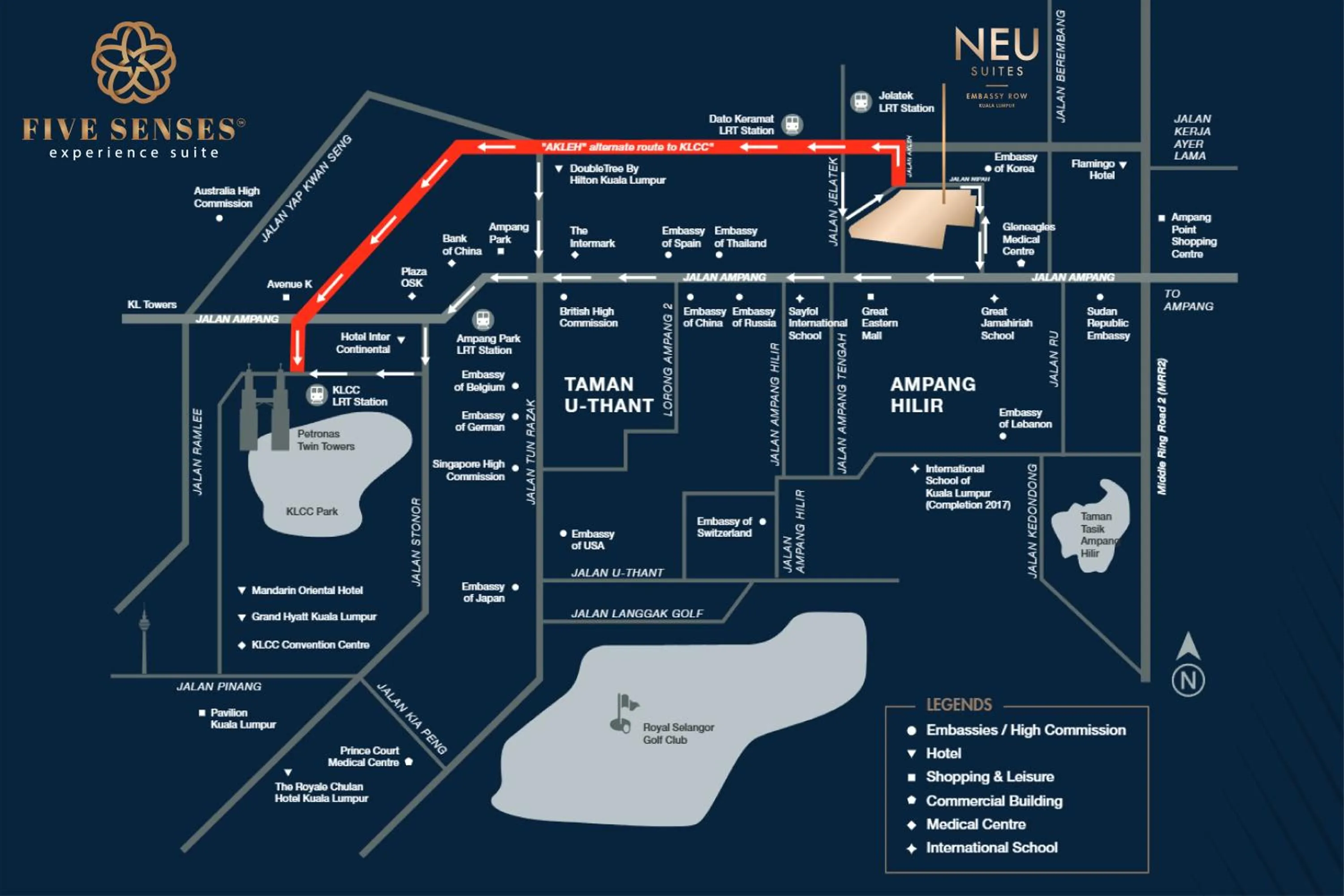 Nearby landmark in Neu Suites Residence Kuala Lumpur, Roam