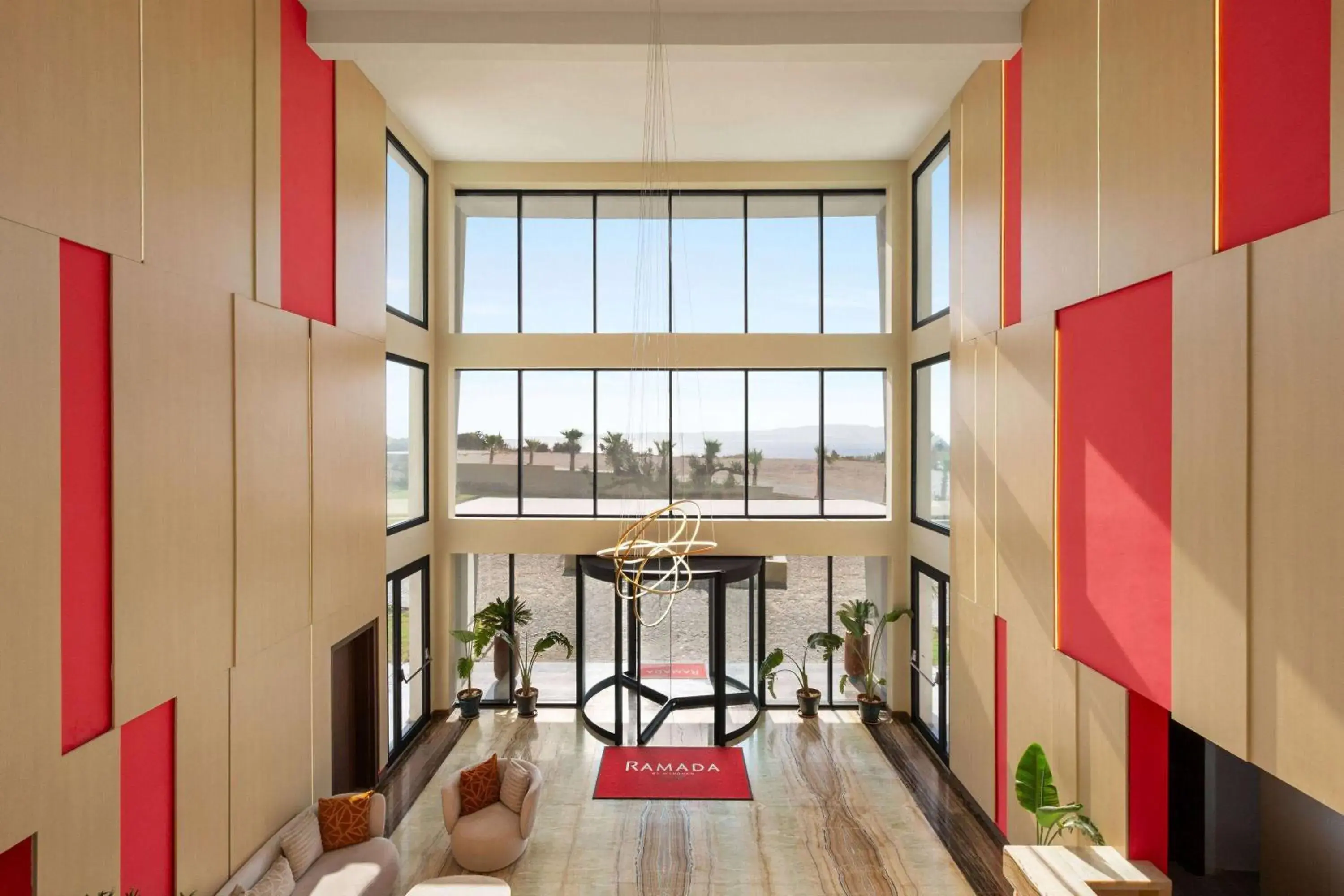 Lobby or reception in Ramada by Wyndham Cesme Lobby or reception in Ramada by Wyndham Cesme