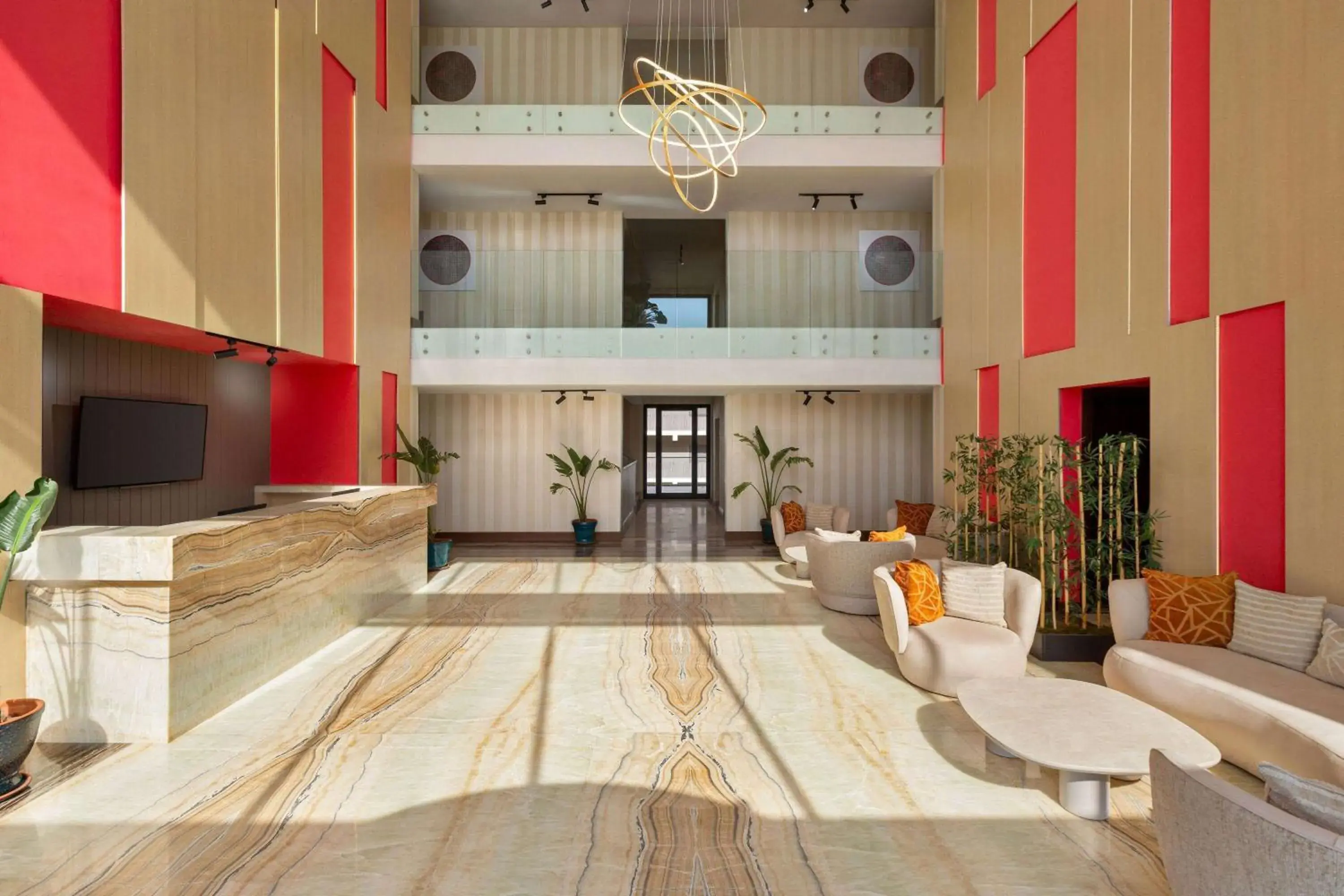 Lobby or reception in Ramada by Wyndham Cesme Lobby or reception in Ramada by Wyndham Cesme
