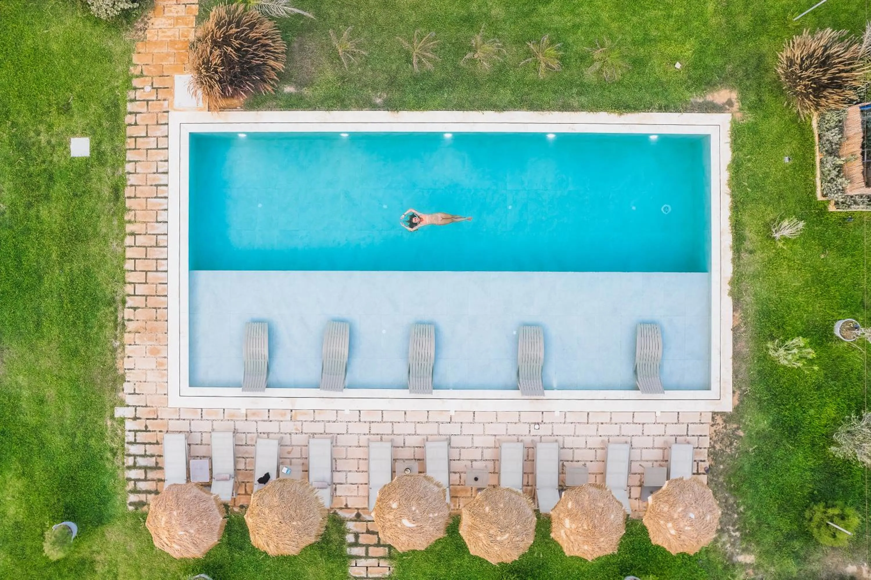 Swimming pool in Tuta Agrotourism
