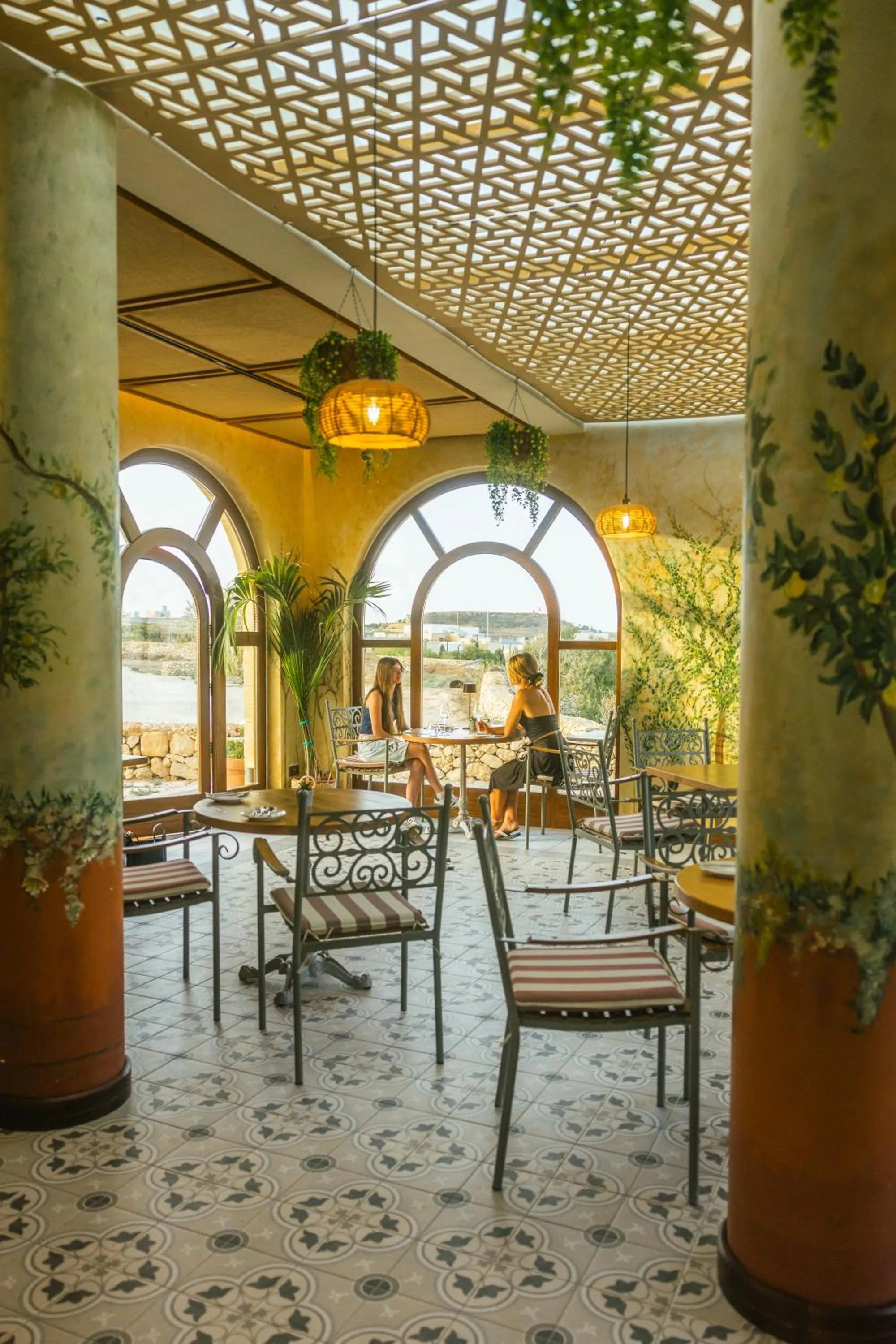 Dining area in Tuta Agrotourism