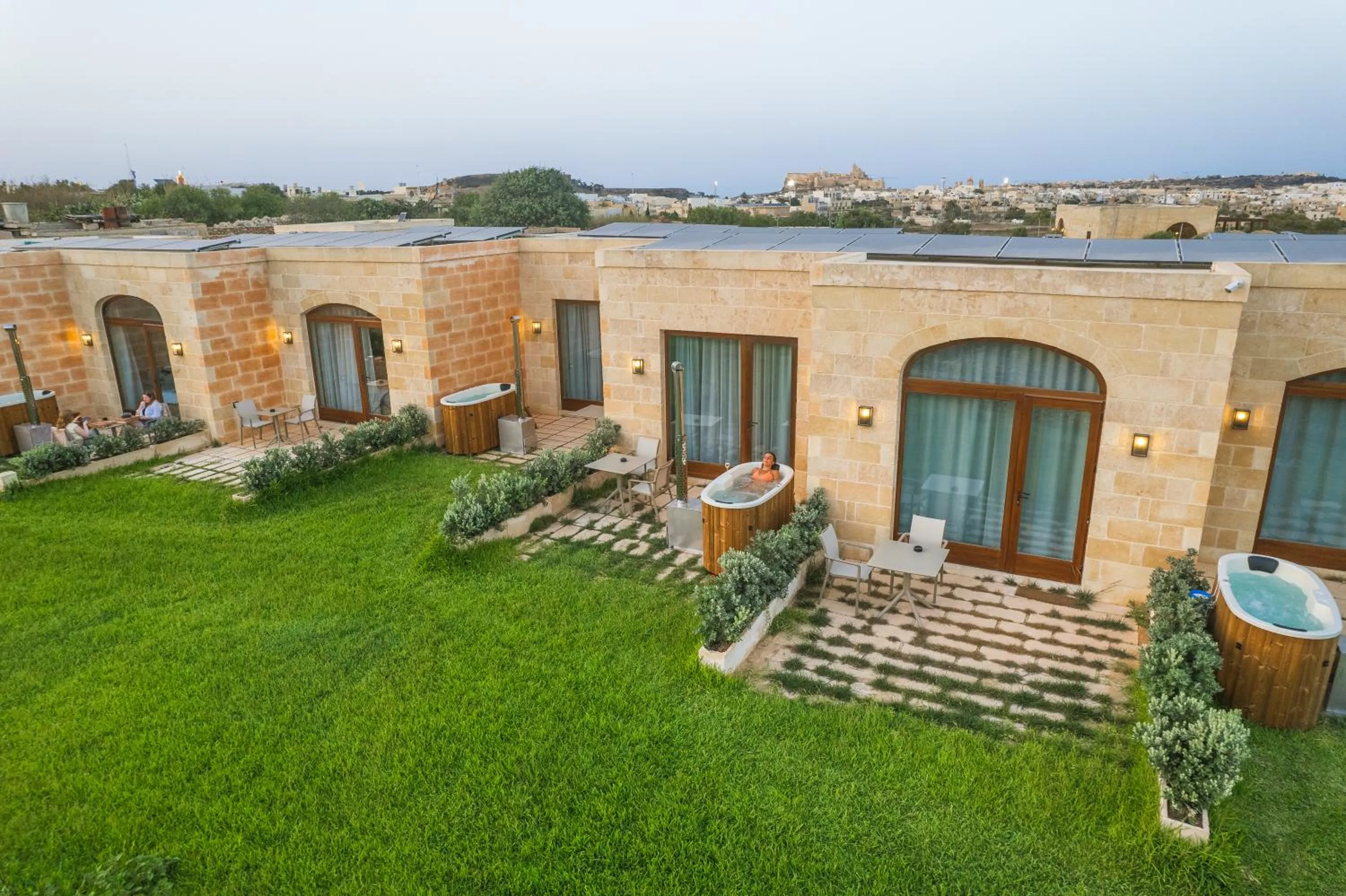 Garden view in Tuta Agrotourism