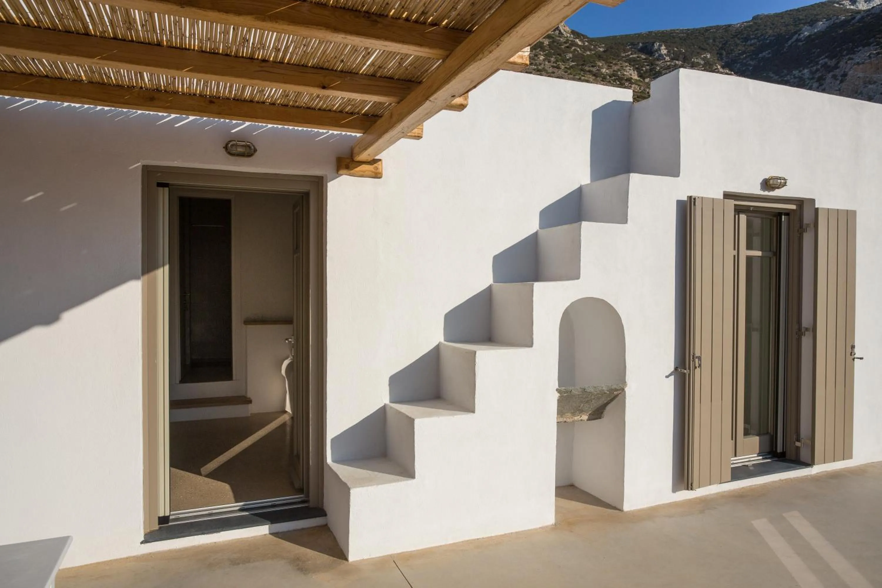 Shower in Flaros Village