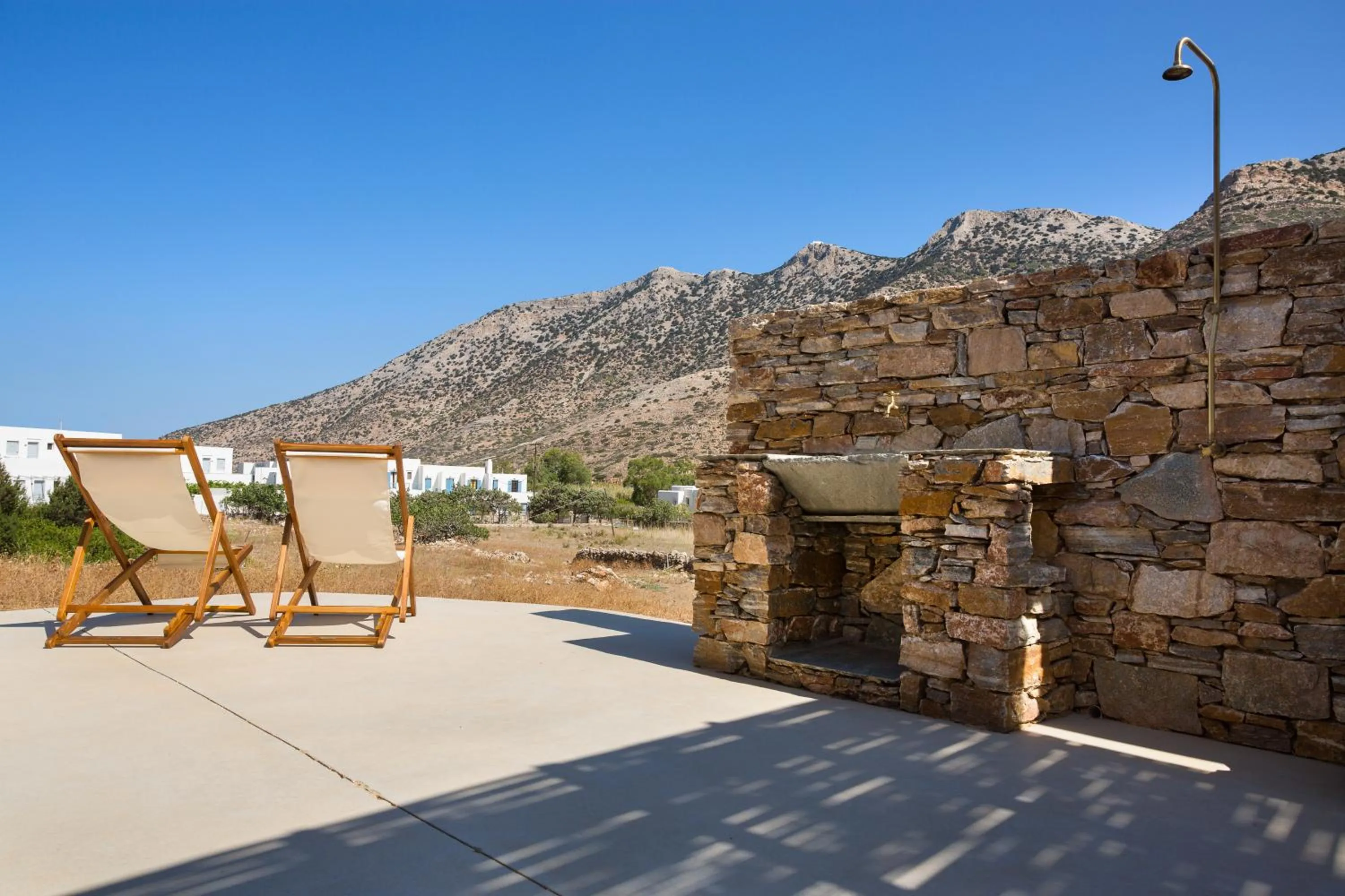 Shower in Flaros Village