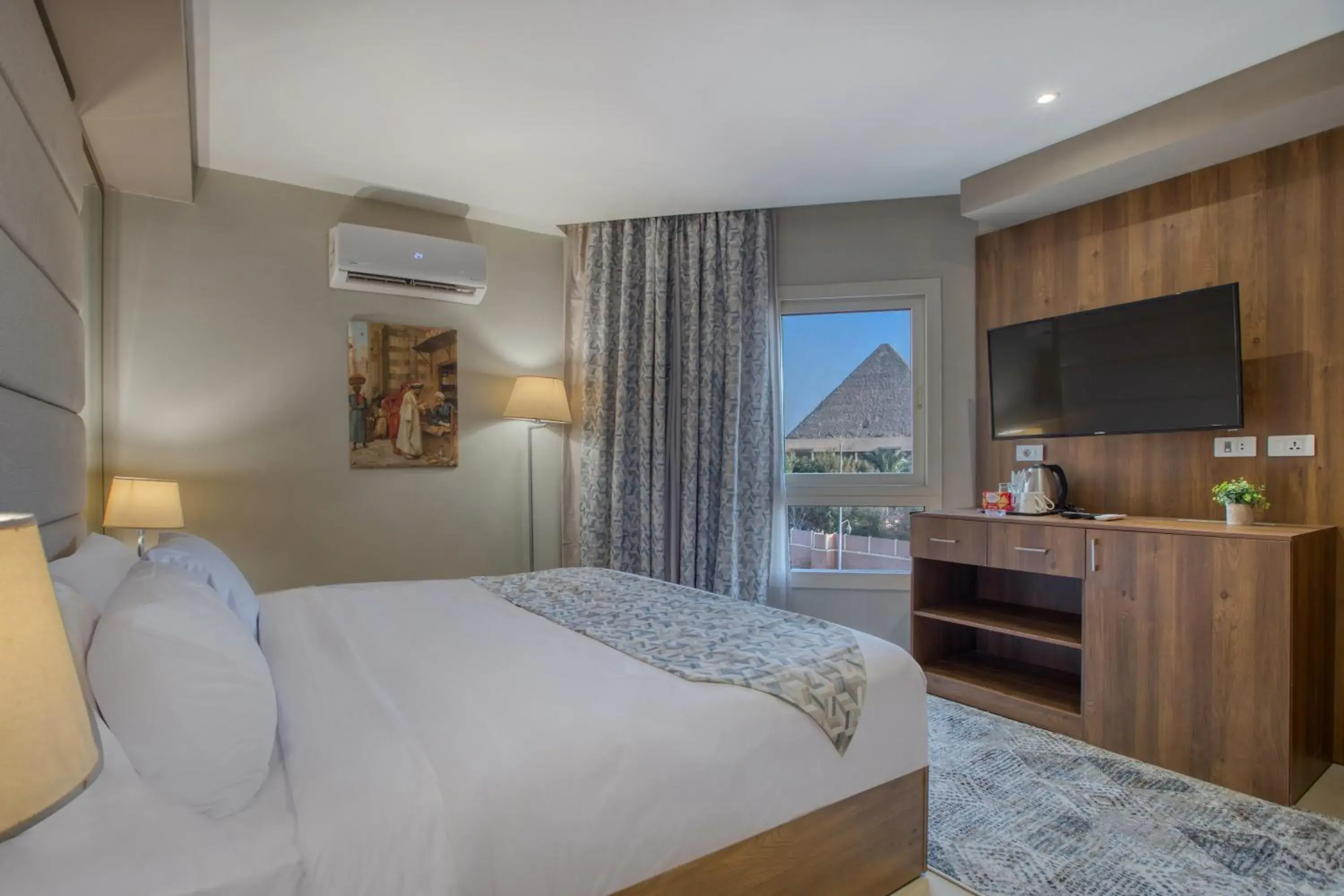 Bedroom, Bed in Nozol Pyramids Hotel and Spa Bedroom, Bed in Nozol Pyramids Hotel and Spa