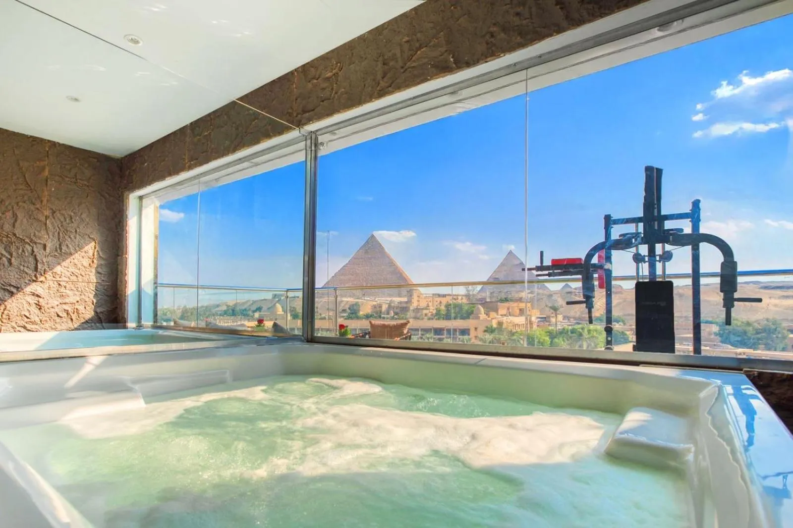 Hot Tub in Nozol Pyramids Hotel and Spa