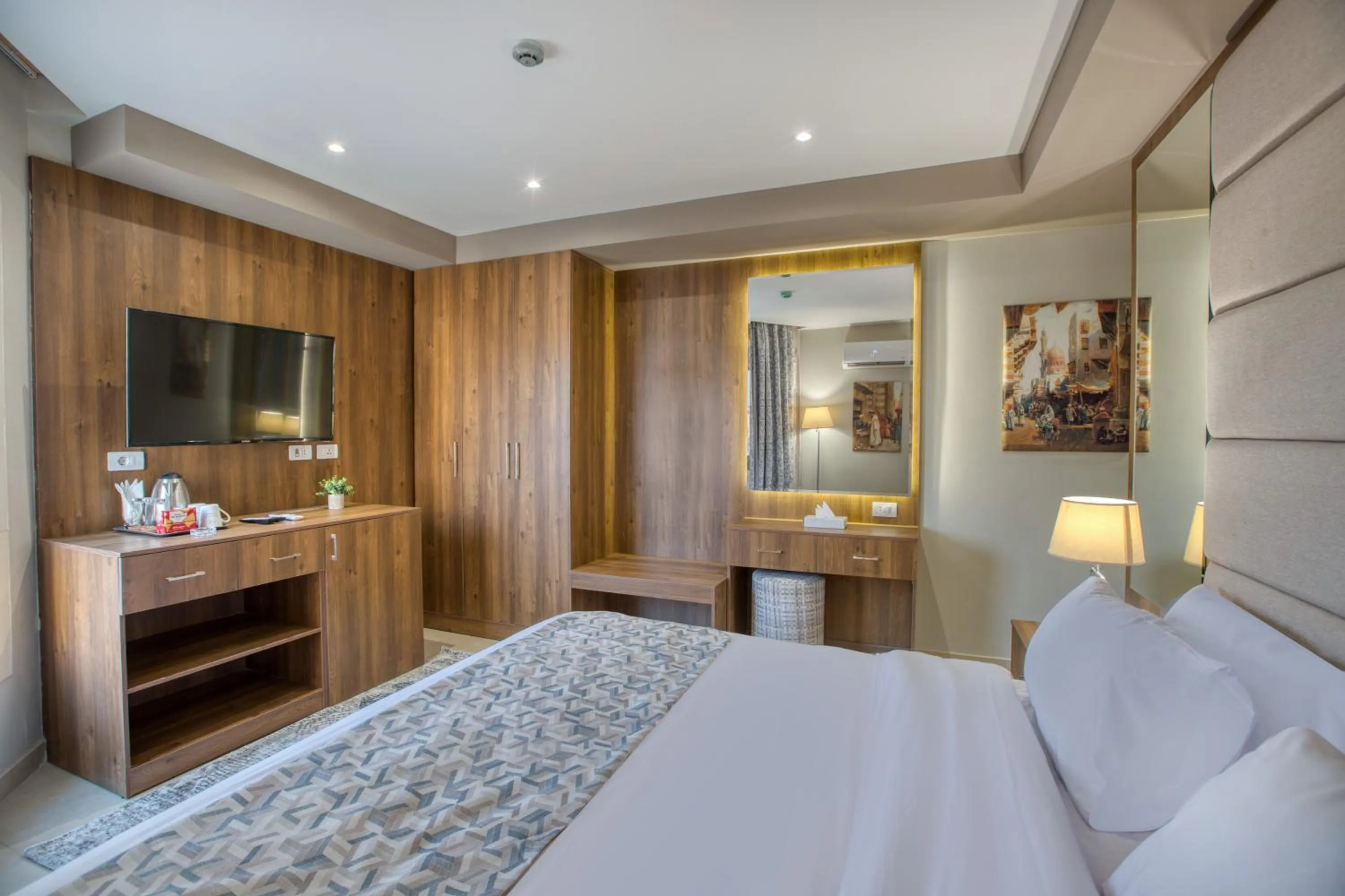 Photo of the whole room, Bed in Nozol Pyramids Hotel and Spa