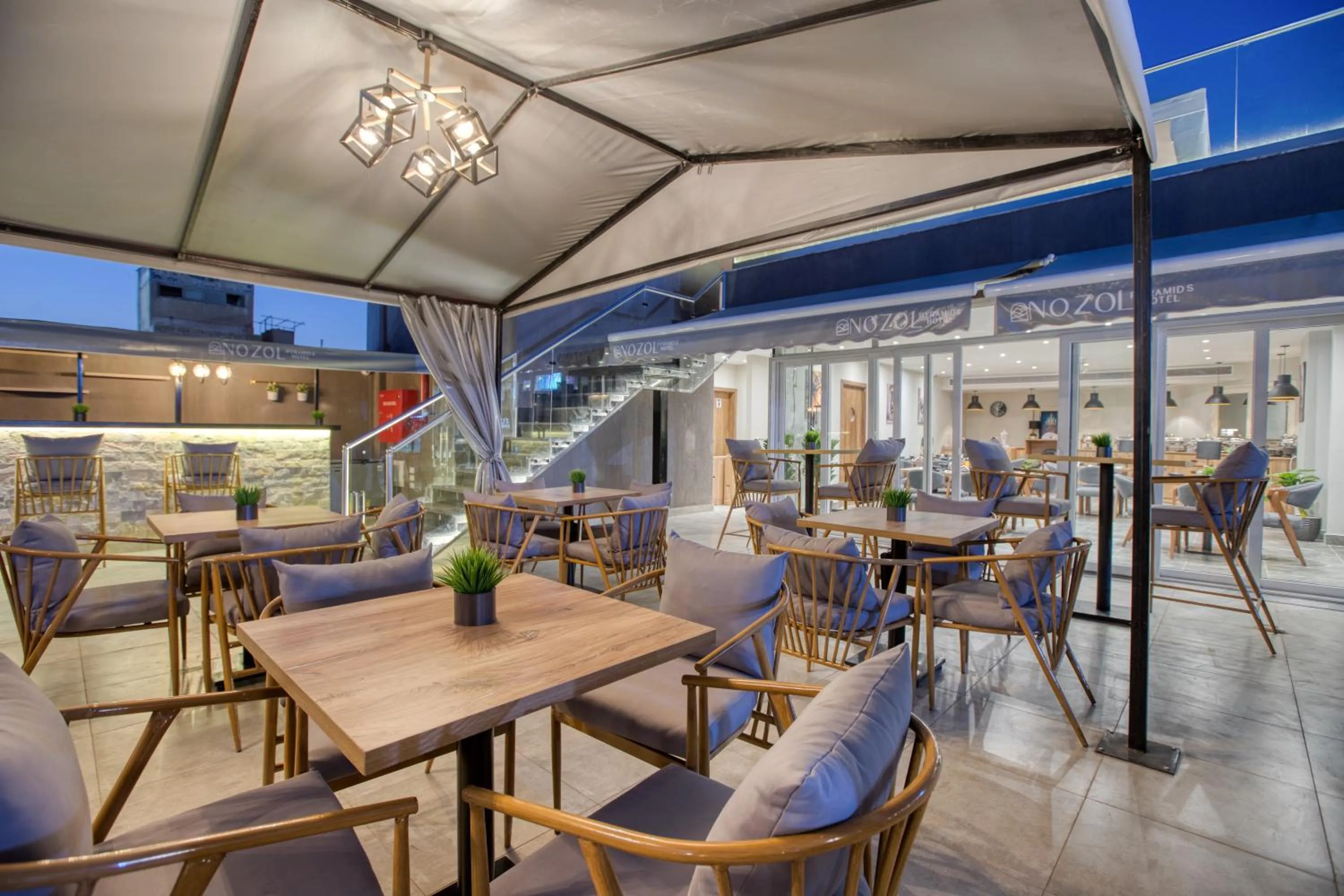 Restaurant/places to eat in Nozol Pyramids Hotel and Spa