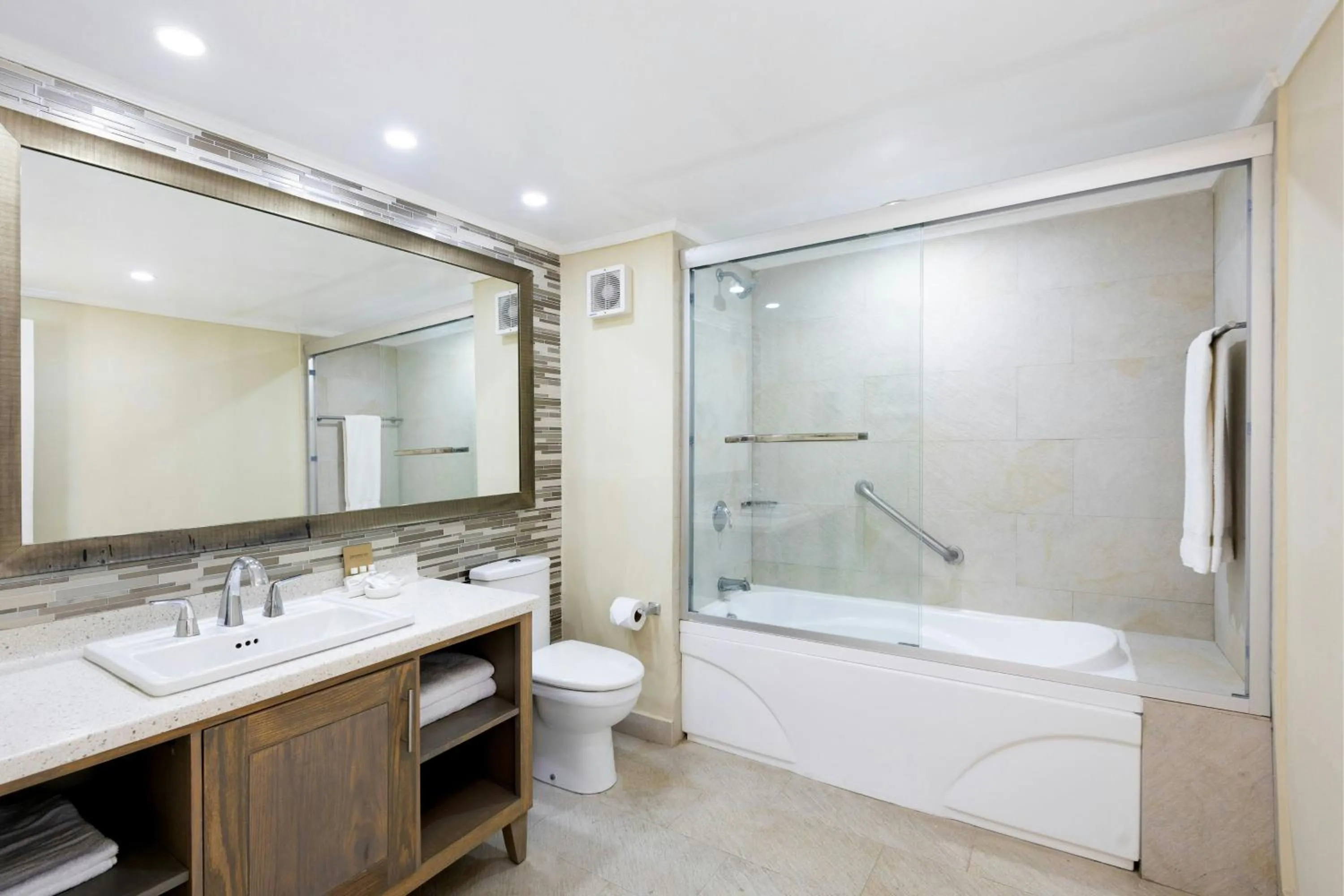 Bathroom in Turtle Beach, a Tribute Portfolio All Inclusive Hotel