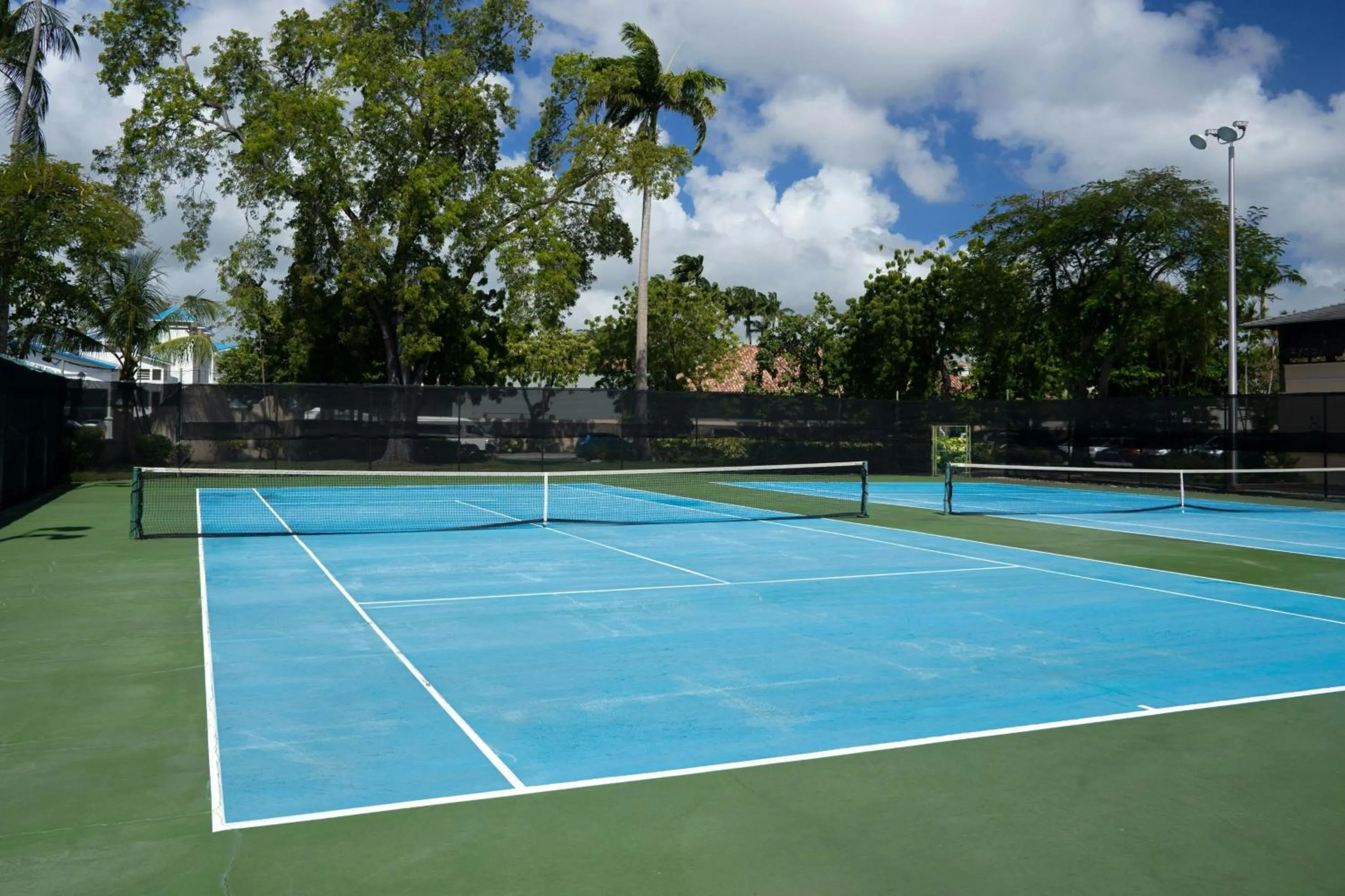 Tennis court in Turtle Beach, a Tribute Portfolio All Inclusive Hotel