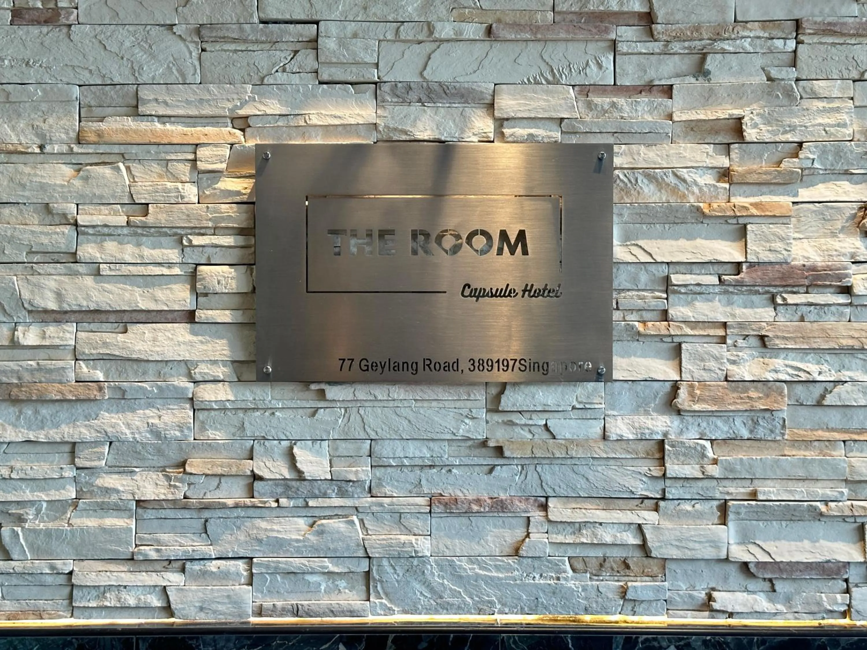 Logo/Certificate/Sign in THE ROOM Capsule Hotel