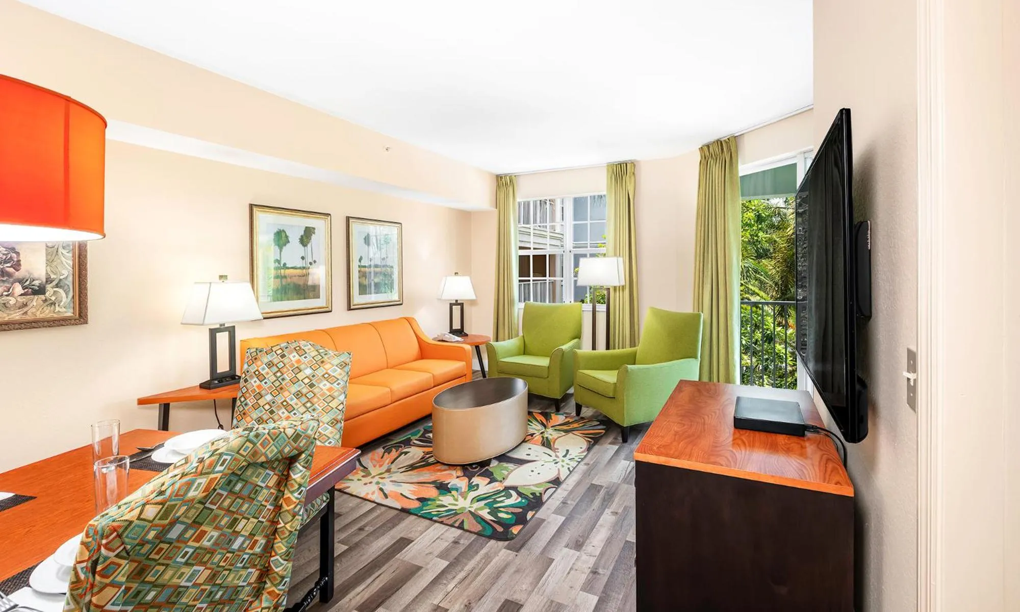 Living room in Mizner Place at Weston Town Center, Fort Lauderdale