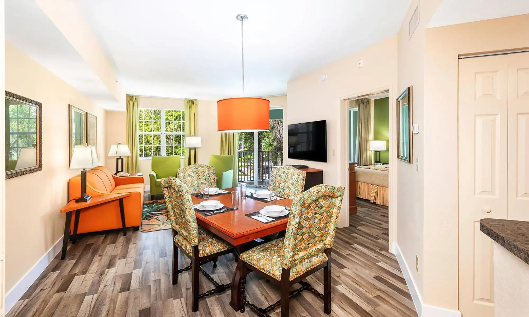 Living room in Mizner Place at Weston Town Center, Fort Lauderdale Living room in Mizner Place at Weston Town Center, Fort Lauderdale