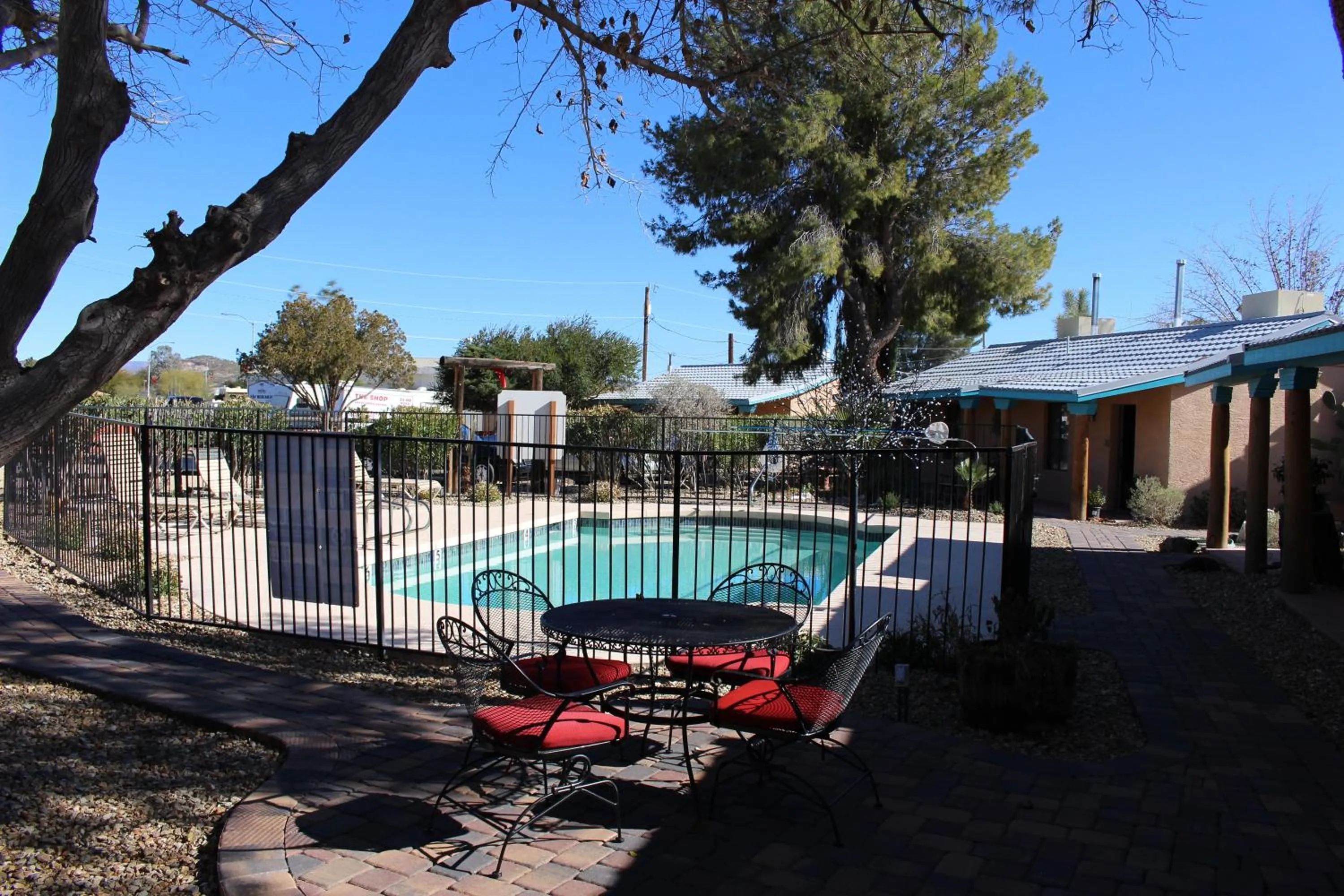 Patio in My Place Suites