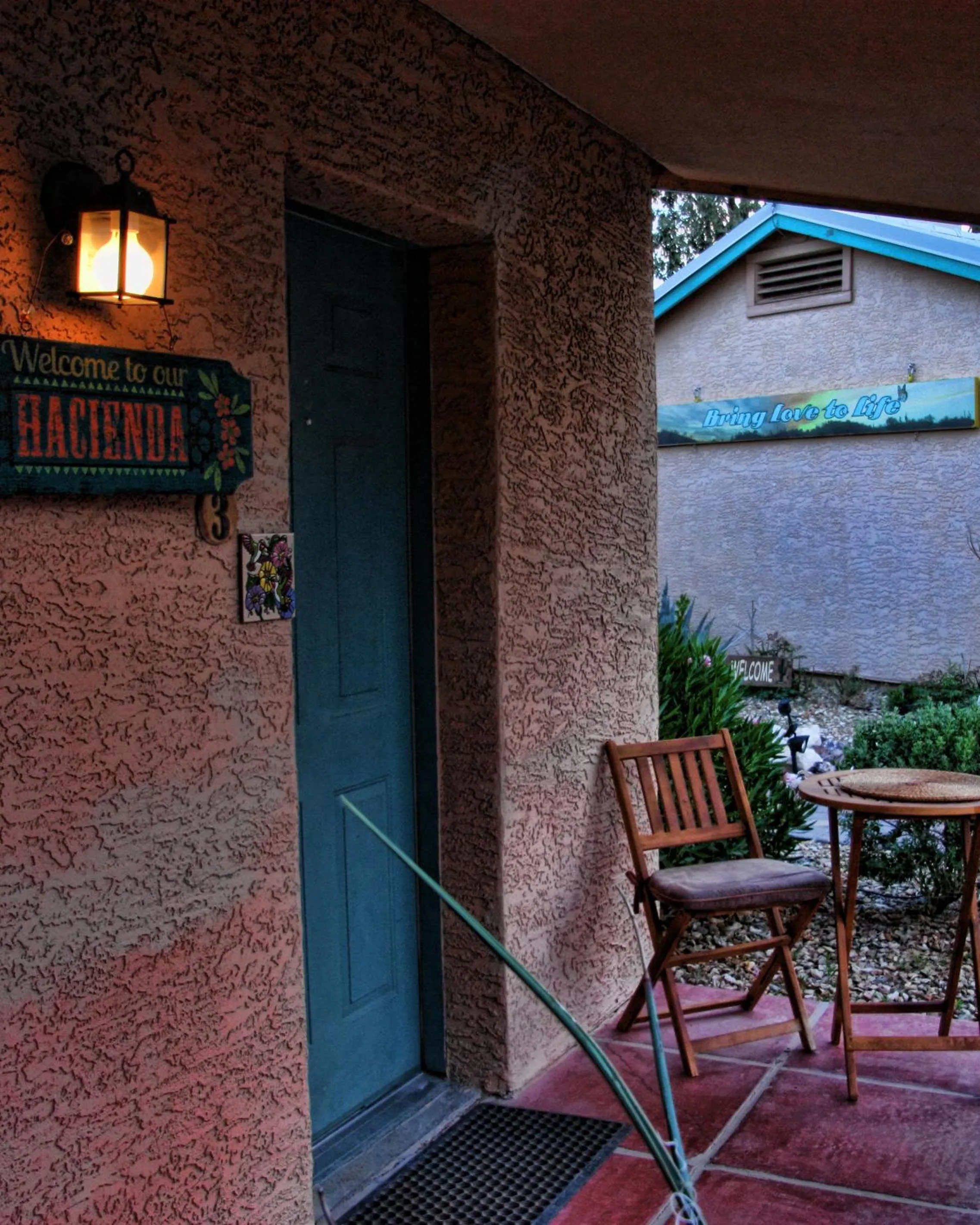 Patio in My Place Suites