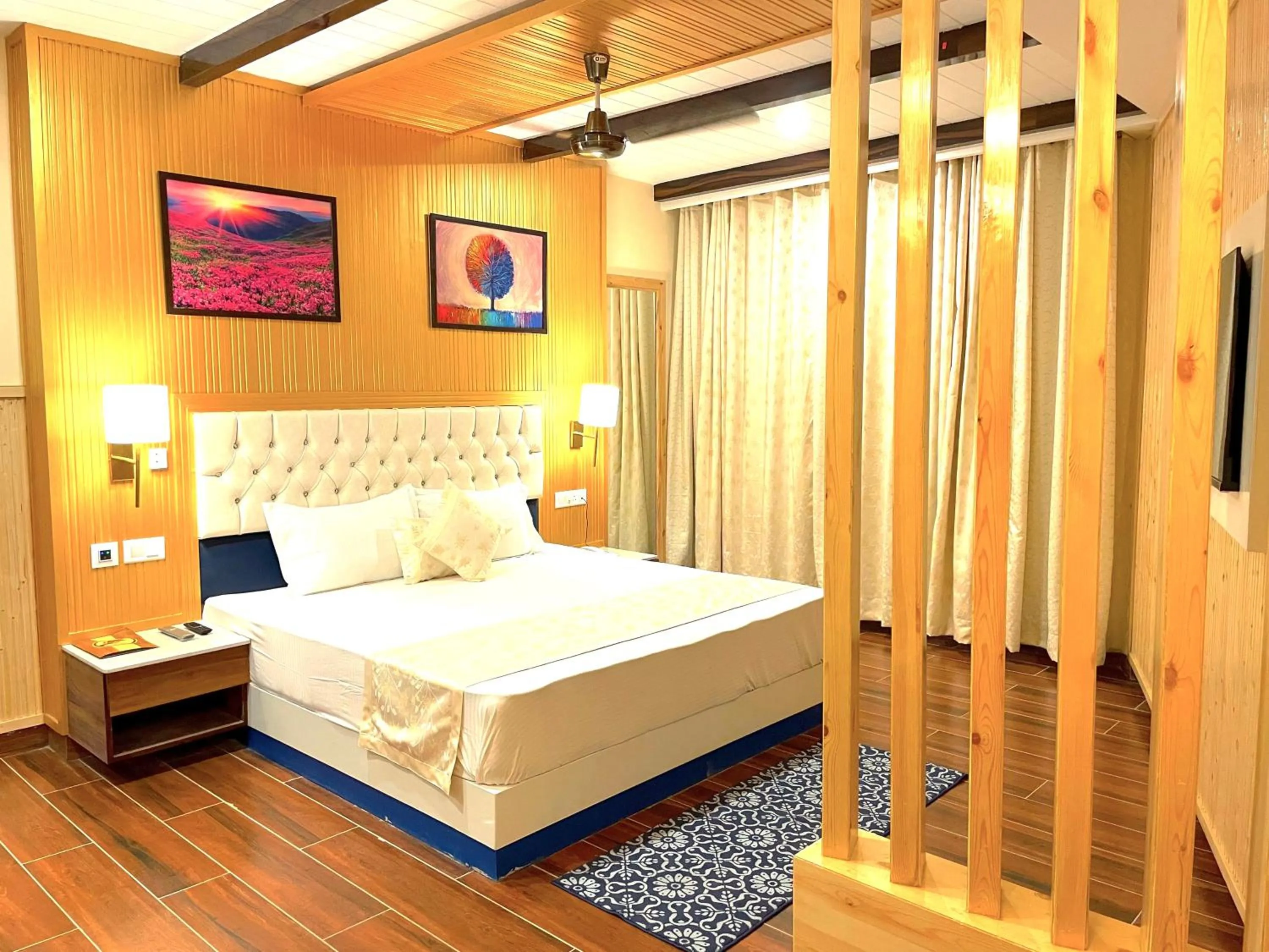 Bedroom, Bed in Hotel Wood Stock Luxury - A Boutique Property - Penthouse - Open Air Restaurant & Terrace