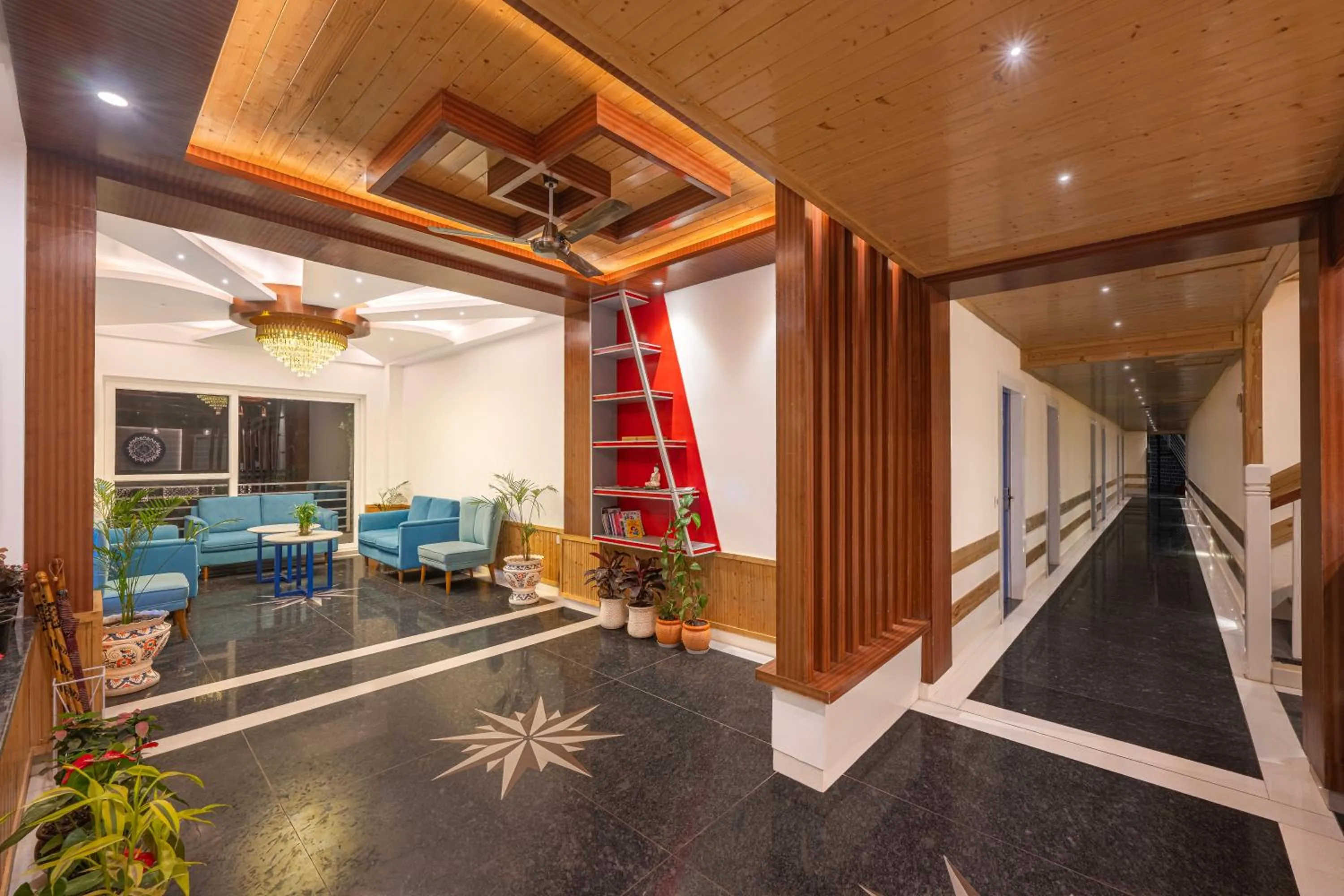 Lobby or reception in Hotel Wood Stock Luxury - A Boutique Property - Penthouse - Open Air Restaurant & Terrace