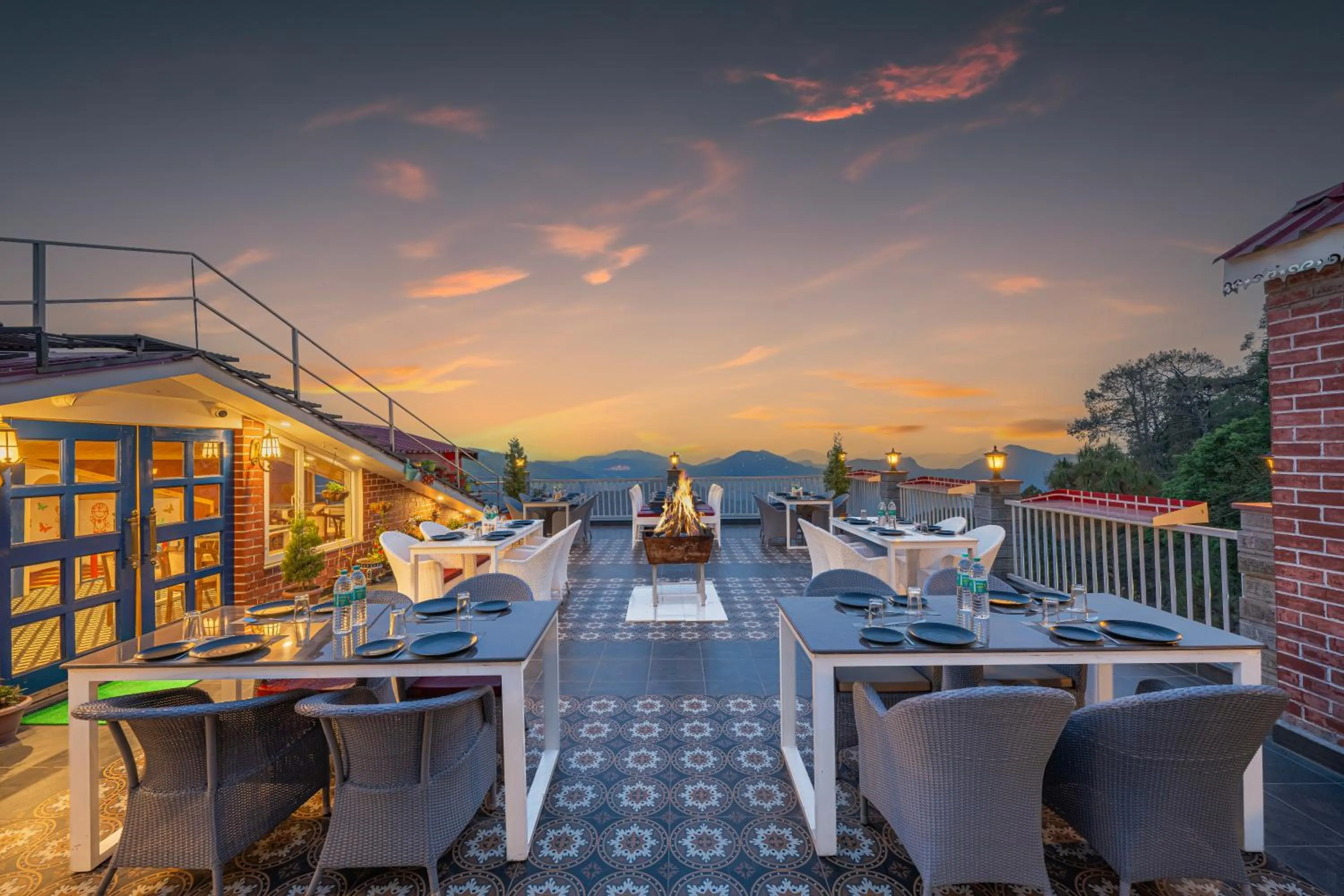 Balcony/Terrace in Hotel Wood Stock Luxury - A Boutique Property - Penthouse - Open Air Restaurant & Terrace