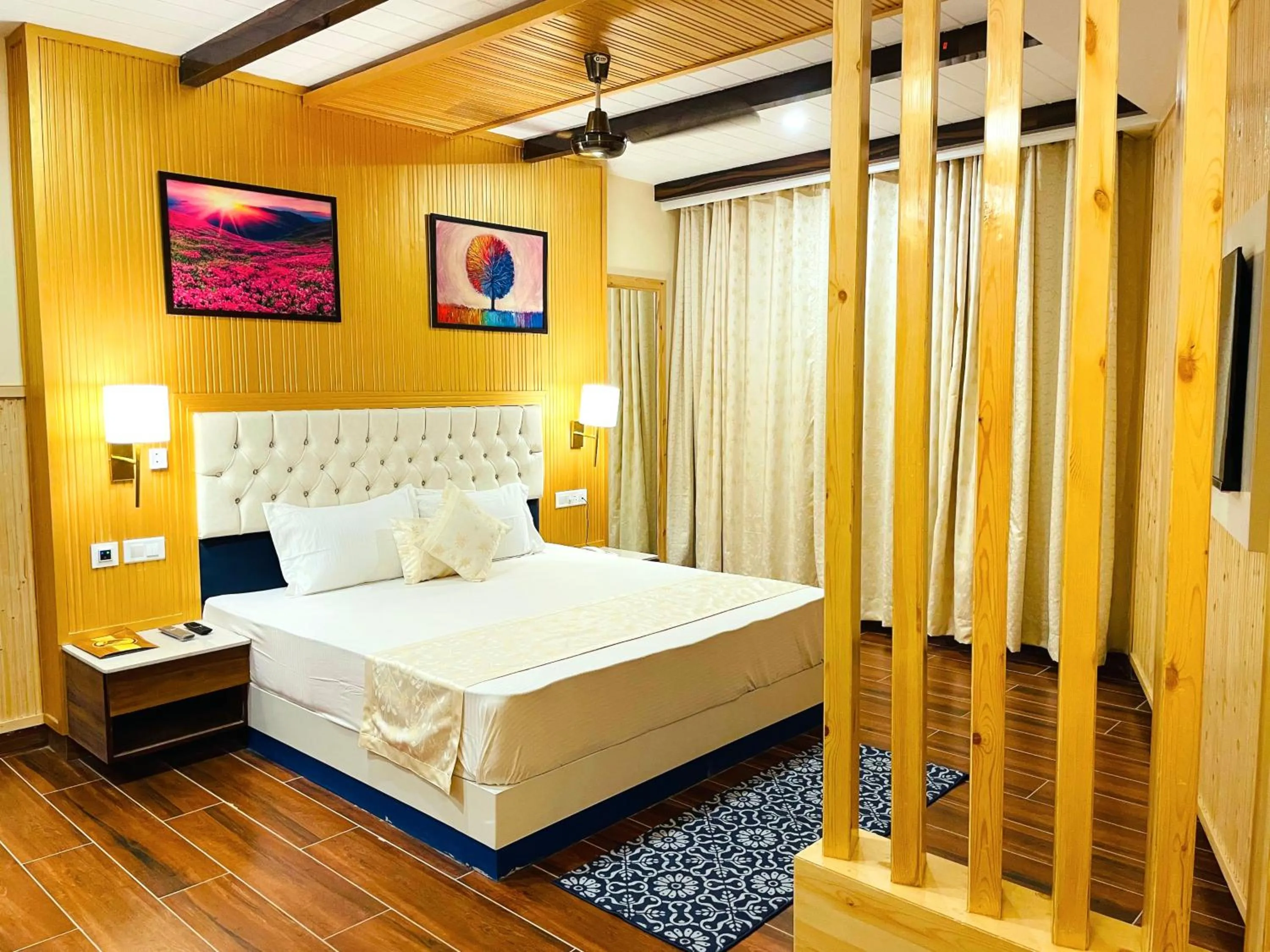 Bedroom, Bed in Hotel Wood Stock Luxury - A Boutique Property - Penthouse - Open Air Restaurant & Terrace