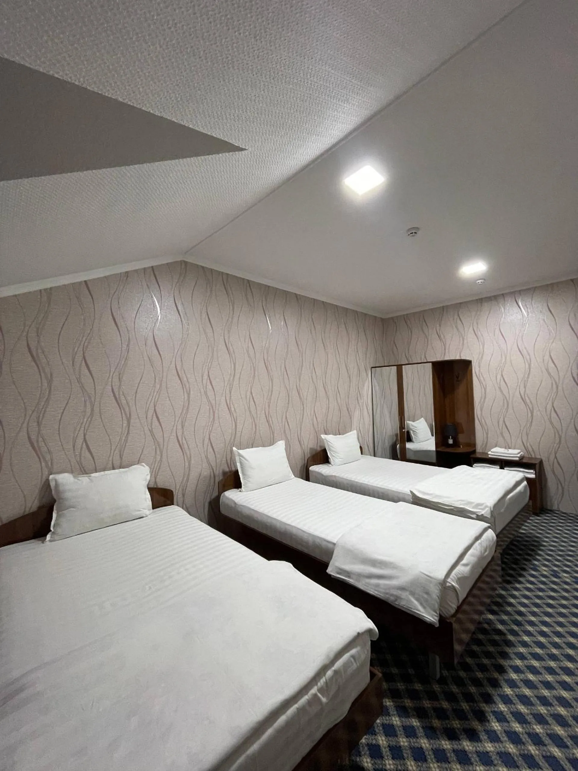 Bed in Orom Hotel Fergana