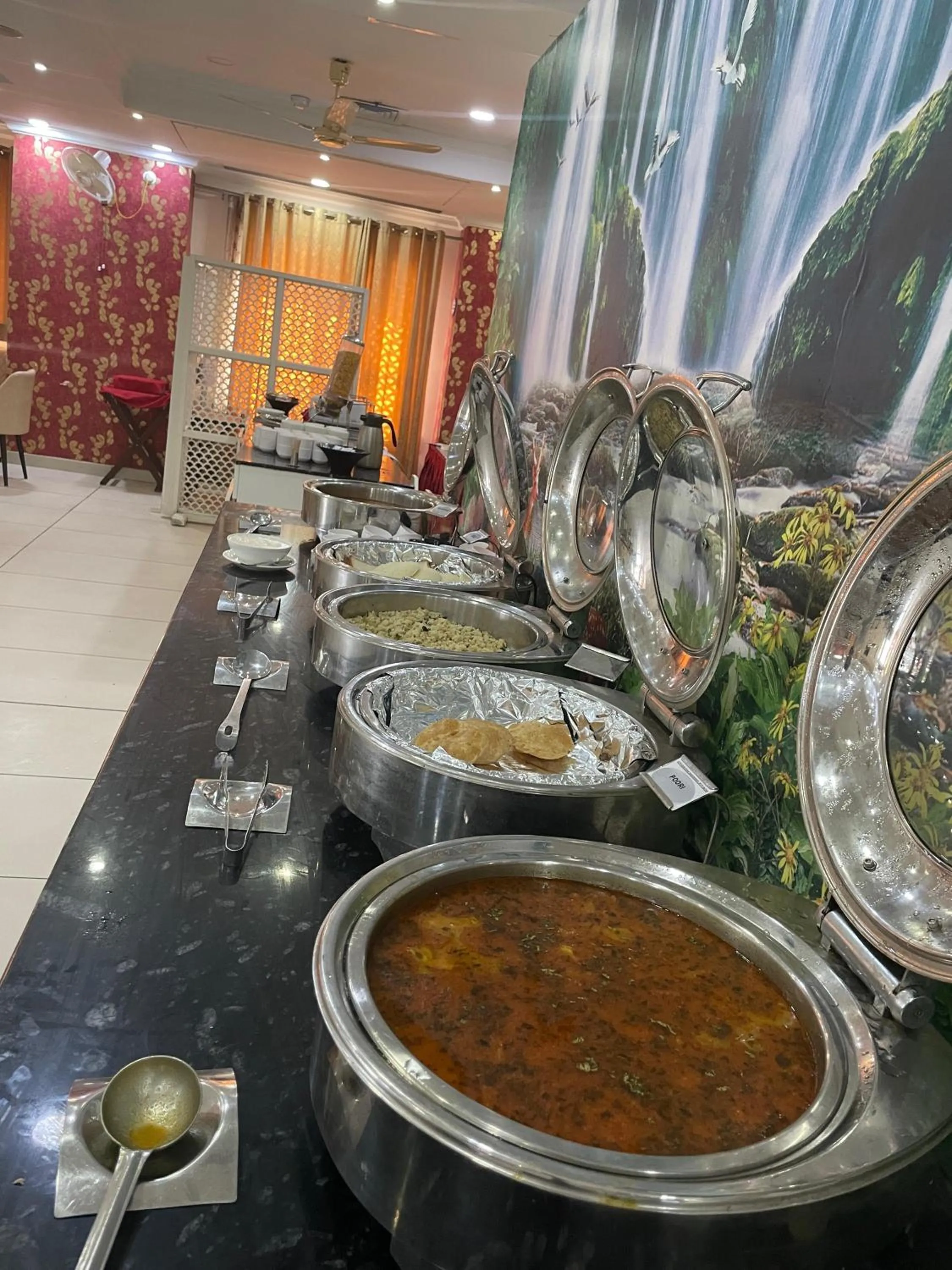 Breakfast in Hotel Seth Murlidhar Seva Sadan-Near Prem Mandir