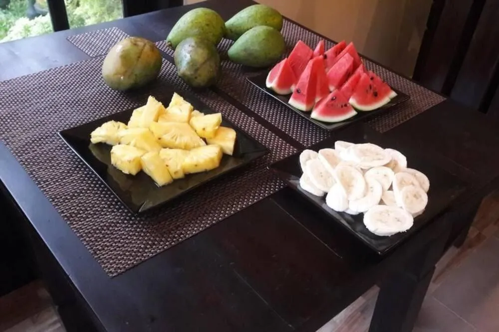 Dining area in Edwin's Airport Garden