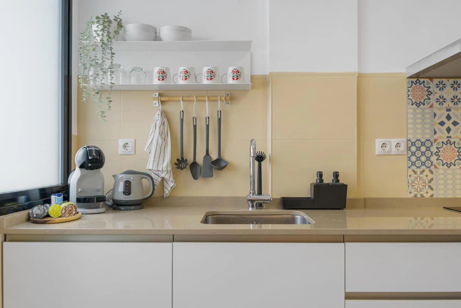 Kitchen or kitchenette in Dúplex Mar y Montaña