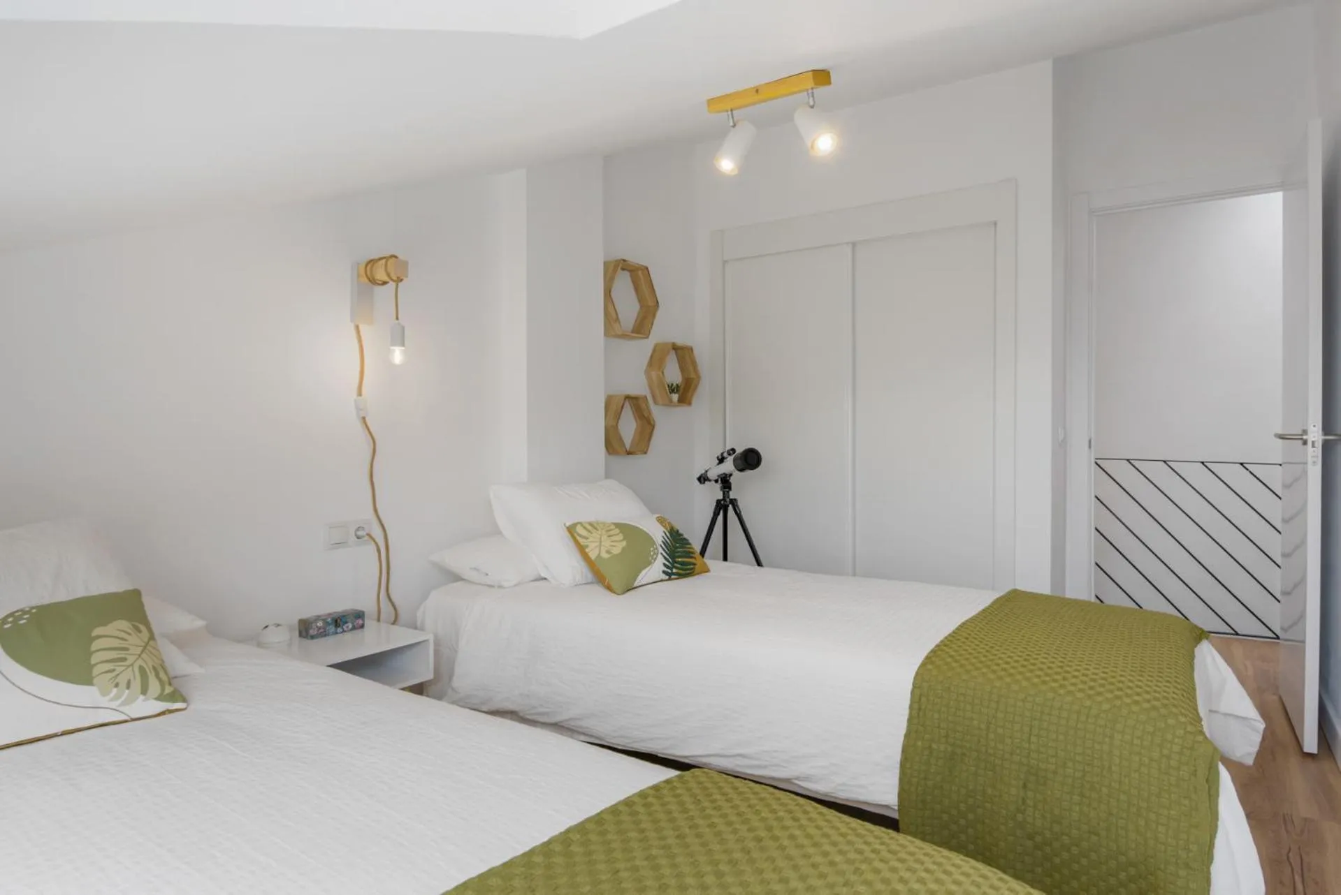 Bedroom, Bed in Dúplex Mar y Montaña