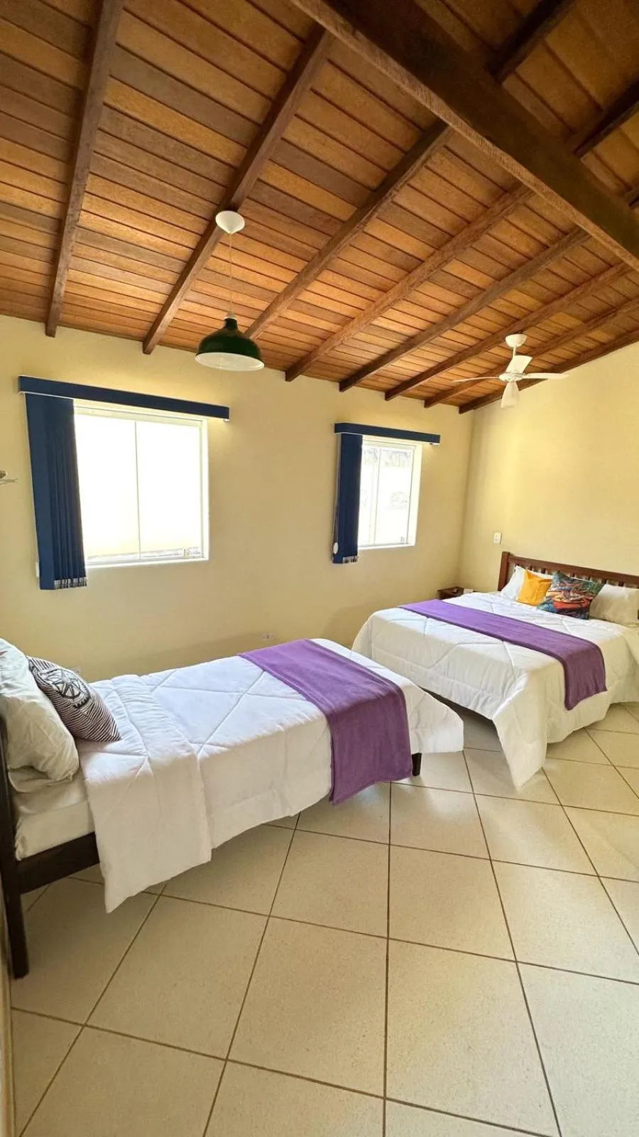 Bed in Pousada Antares de Paraty