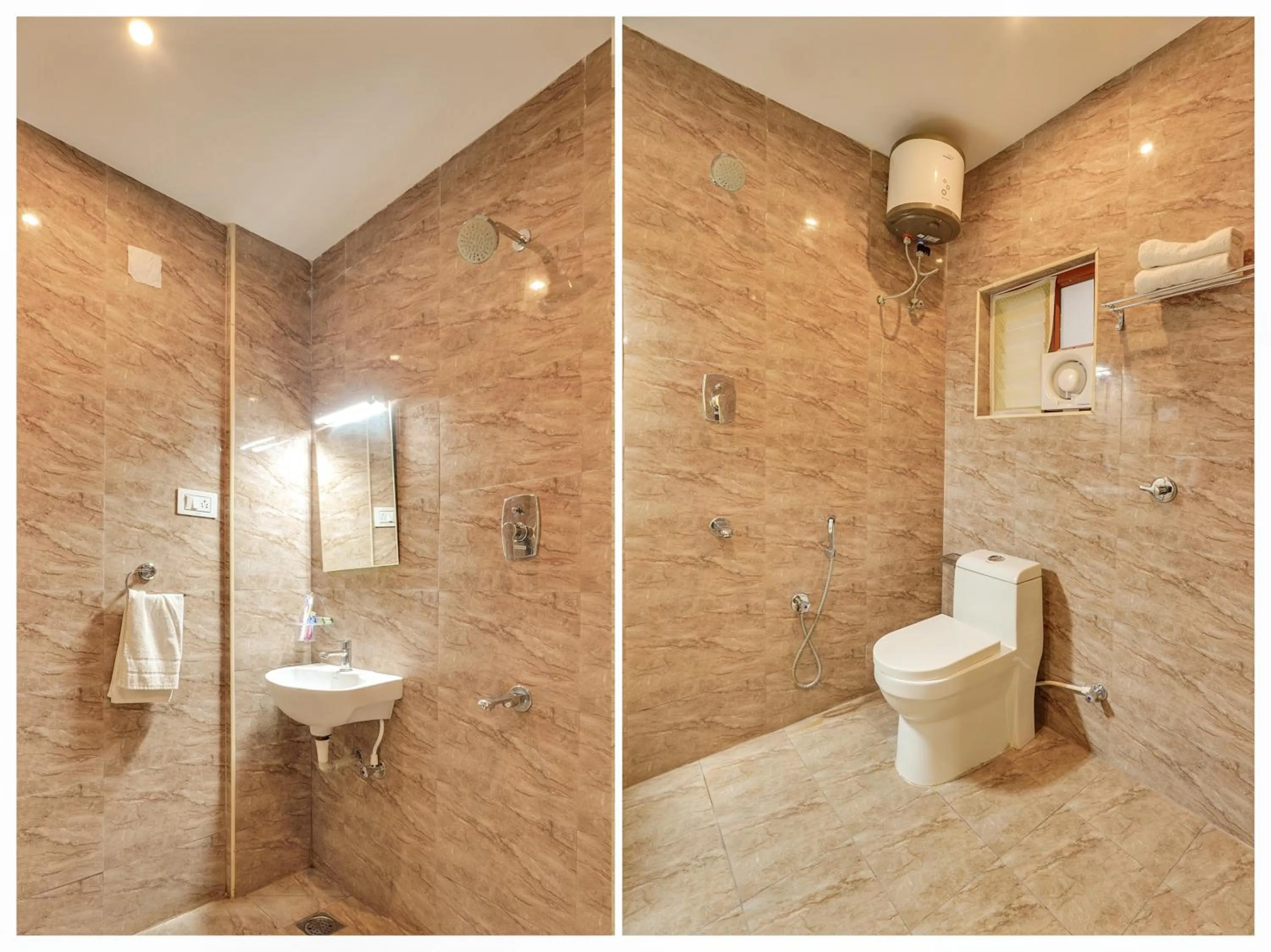 Bathroom in Al Noor Residency Business Class Hotel