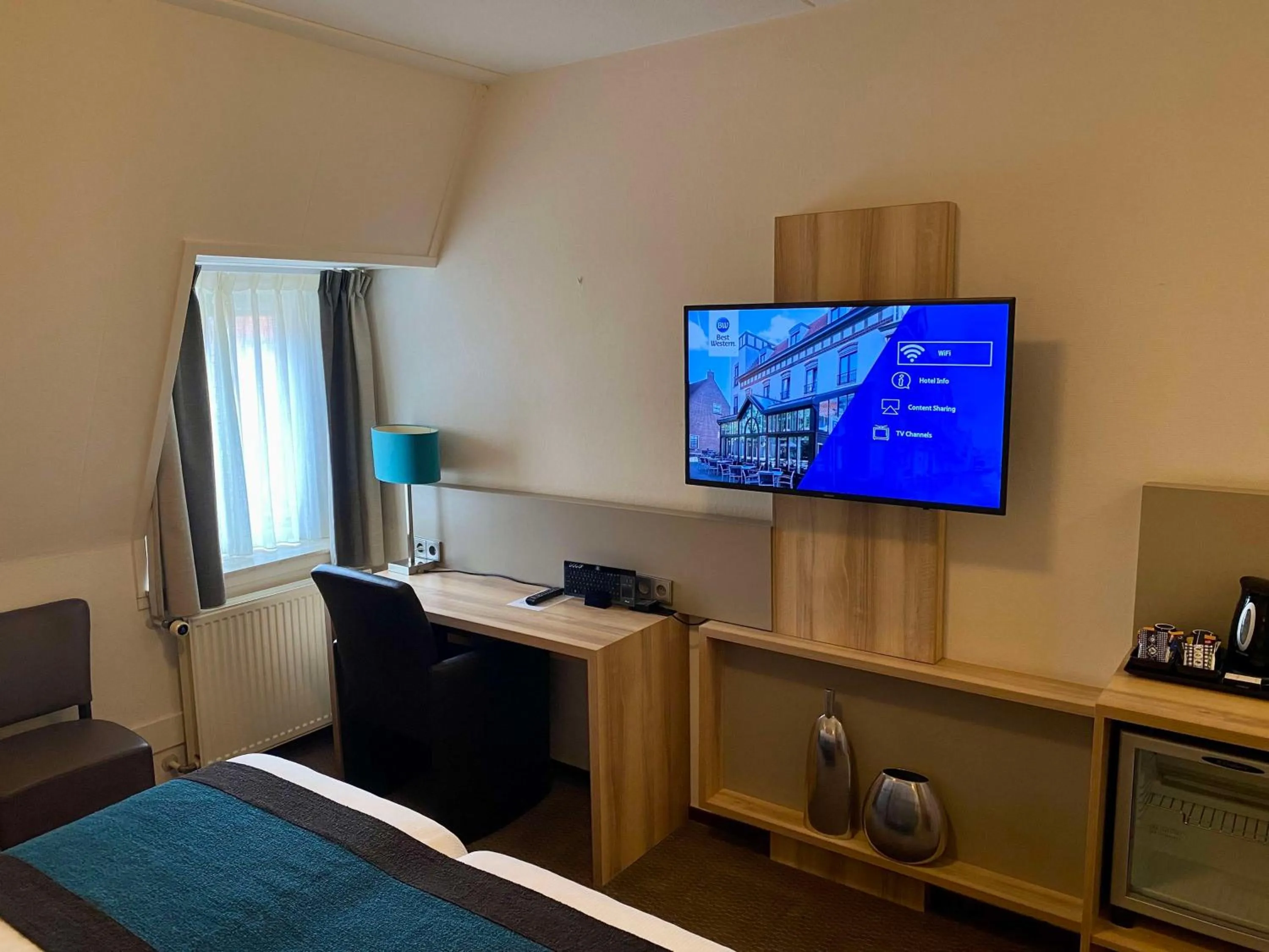 Bedroom, Bed in Best Western Hotel Baars