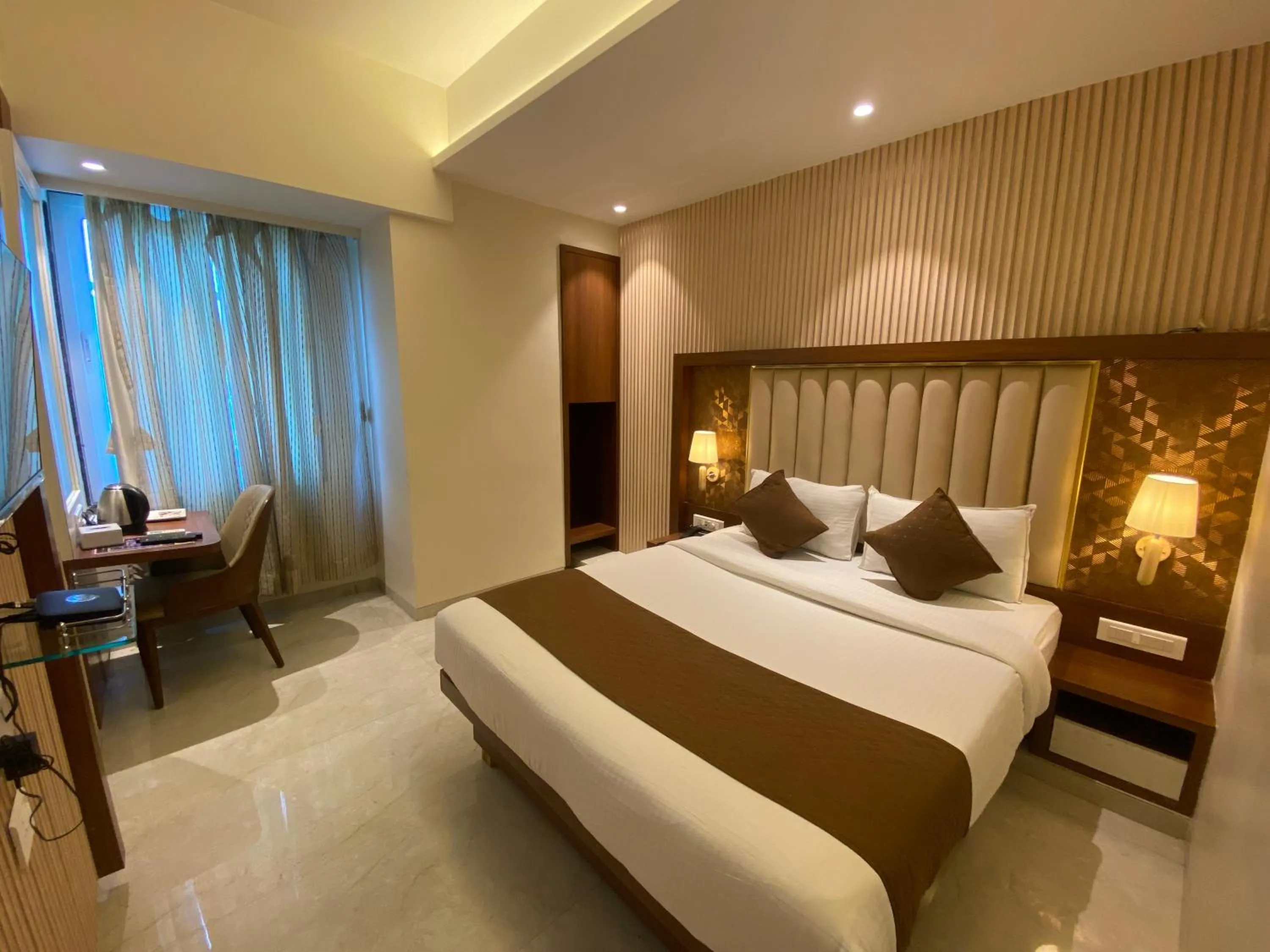 Photo of the whole room, Bed in Hotel Czar Inn - Vashi Navi Mumbai