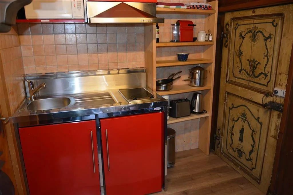 Kitchen or kitchenette in Le Vieux Chalet
