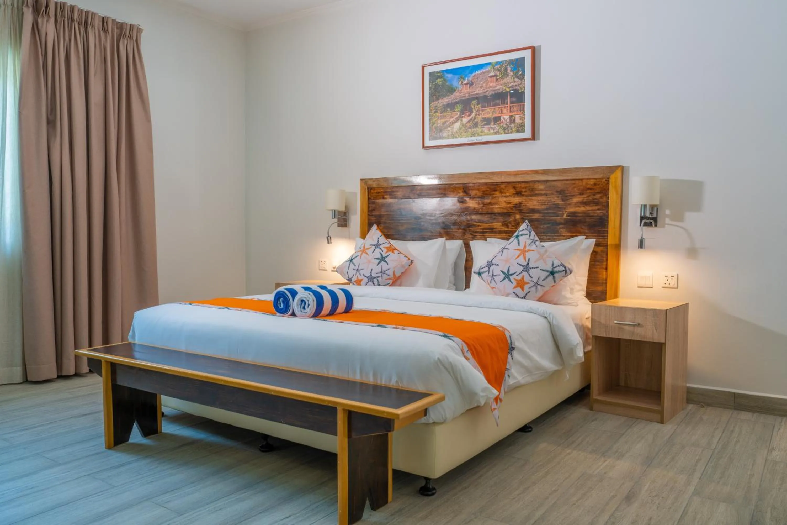 Bed in Voilà Beau Vallon