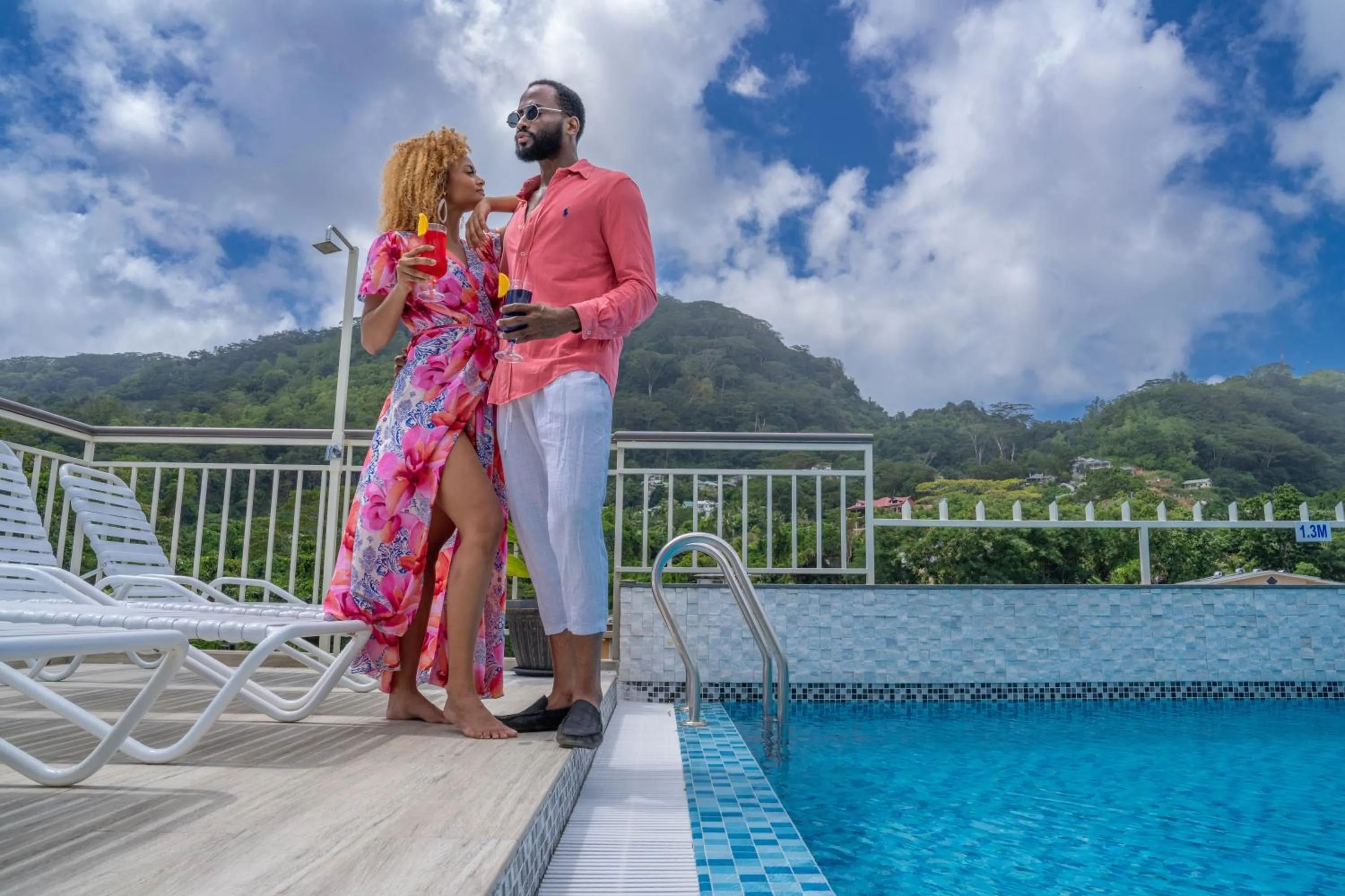 Patio in Voilà Beau Vallon
