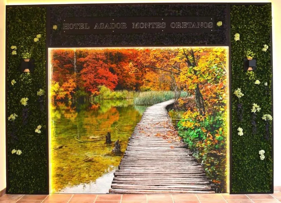 Decorative detail in Hotel-Asador Montes Oretanos