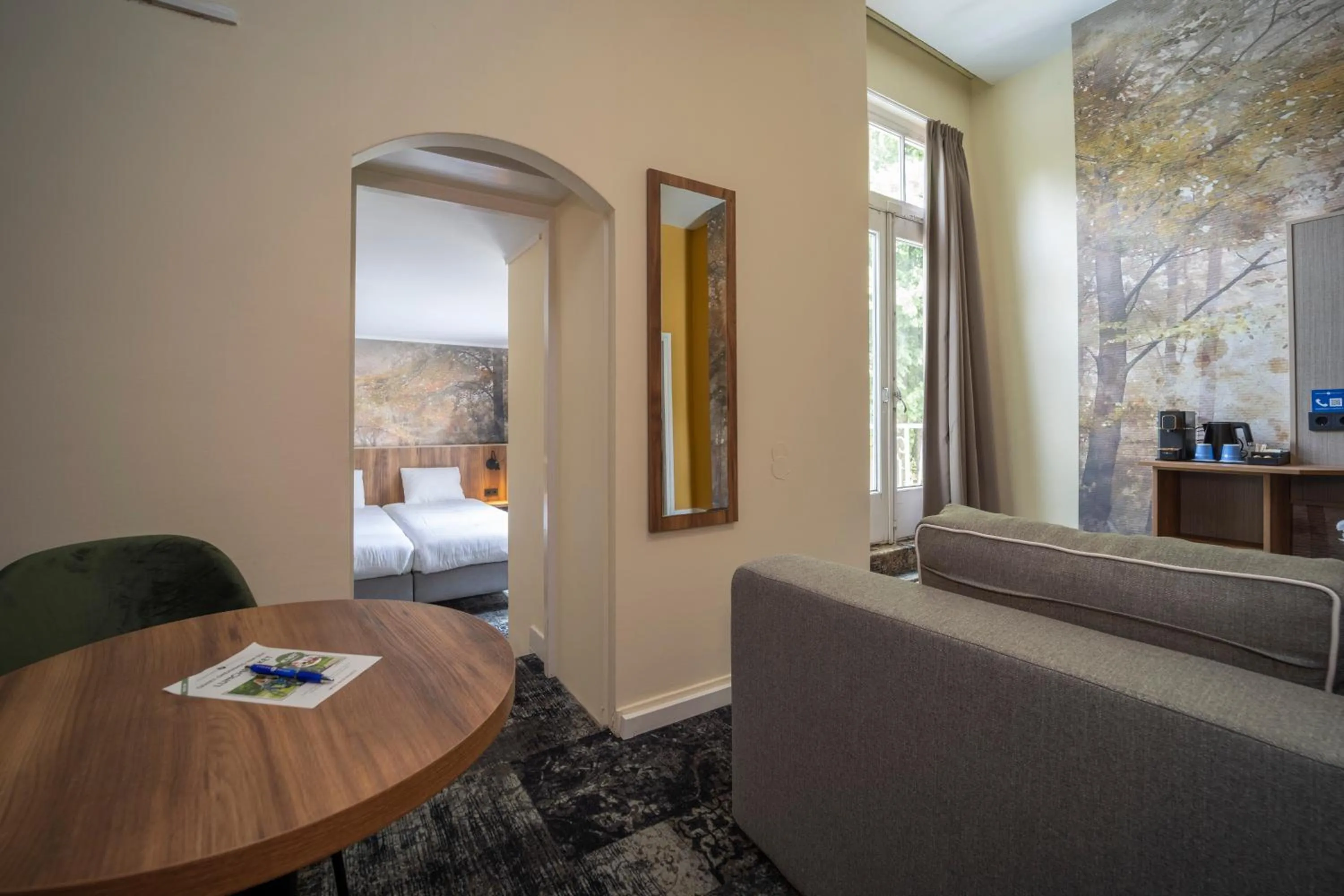 Seating area in Fletcher Hotel Restaurant Erica