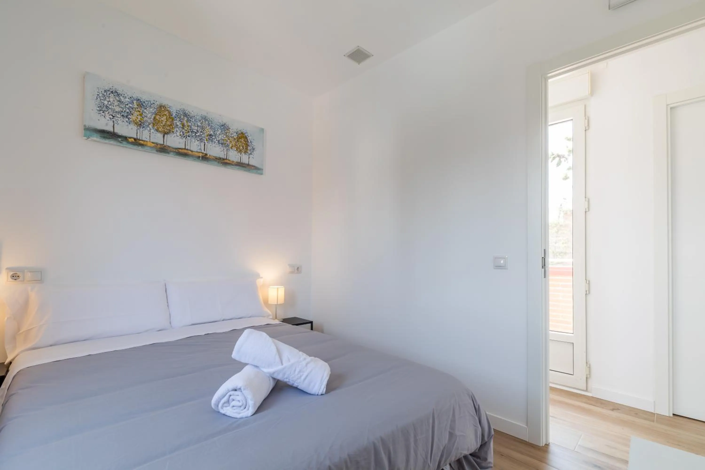 Bed in AYZ Joaquín Pol - Auto check-in property