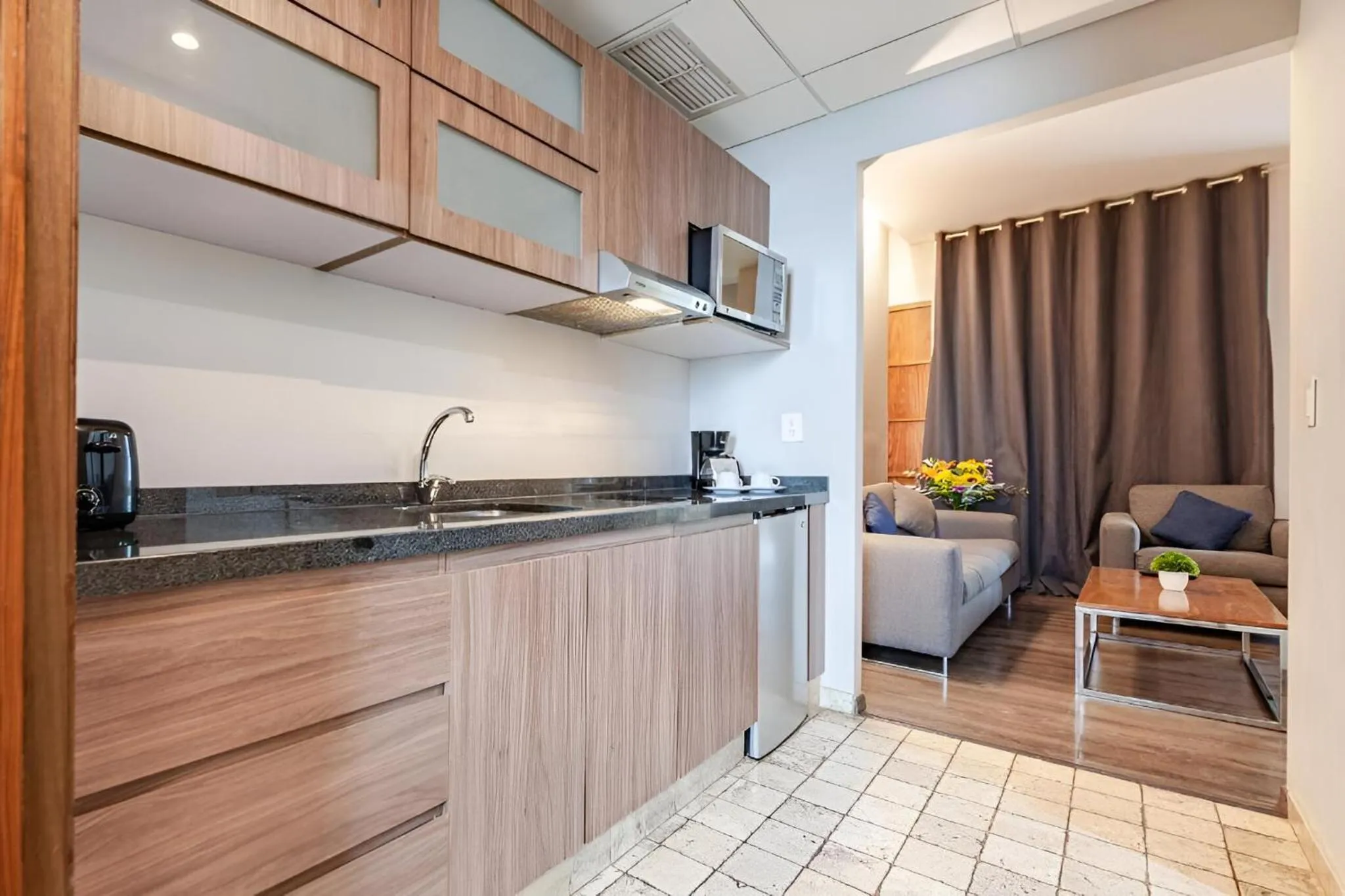 Kitchen or kitchenette in Suites Del Ángel