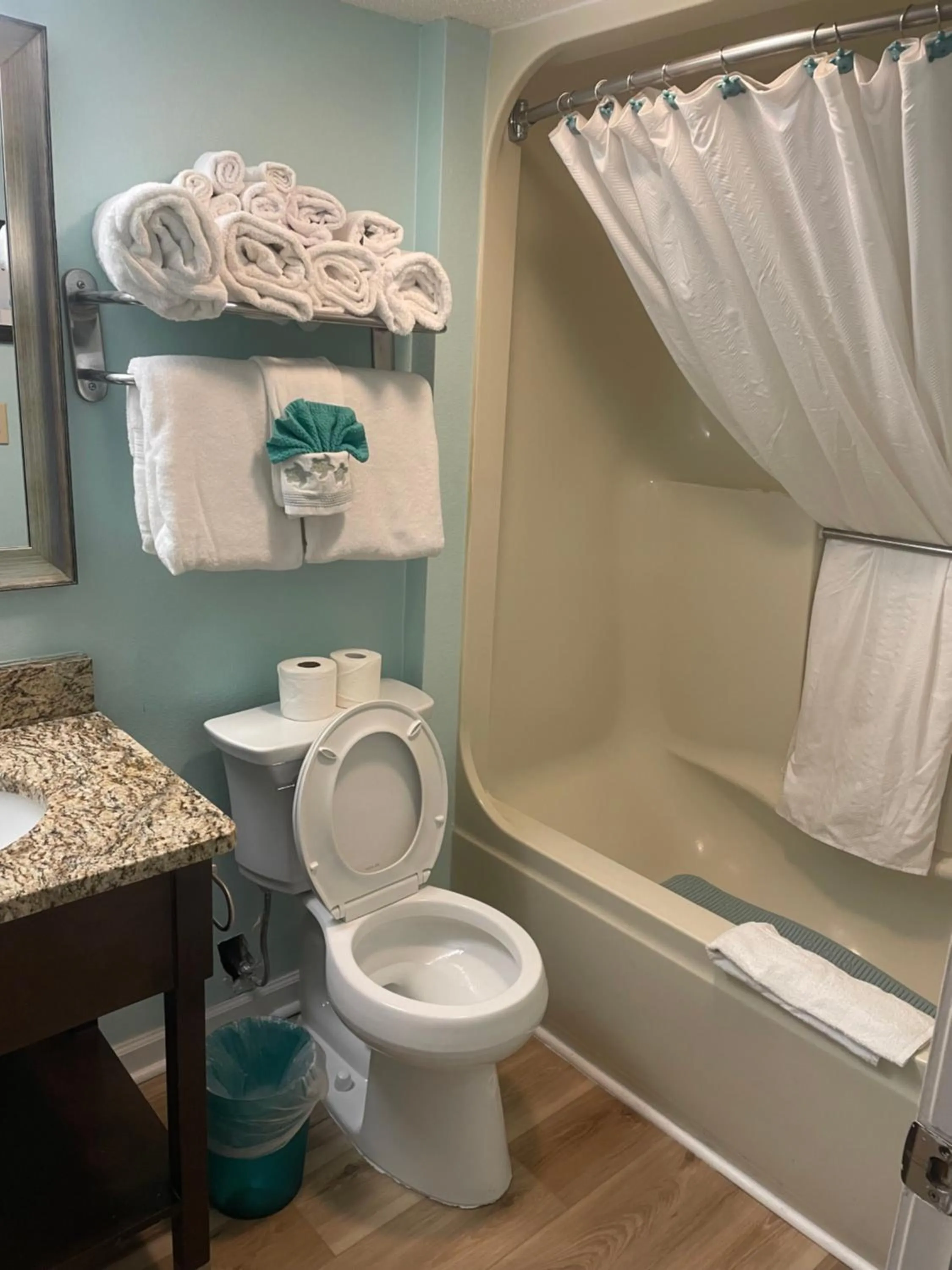 Bathroom in Flip Flop at Compass Cove