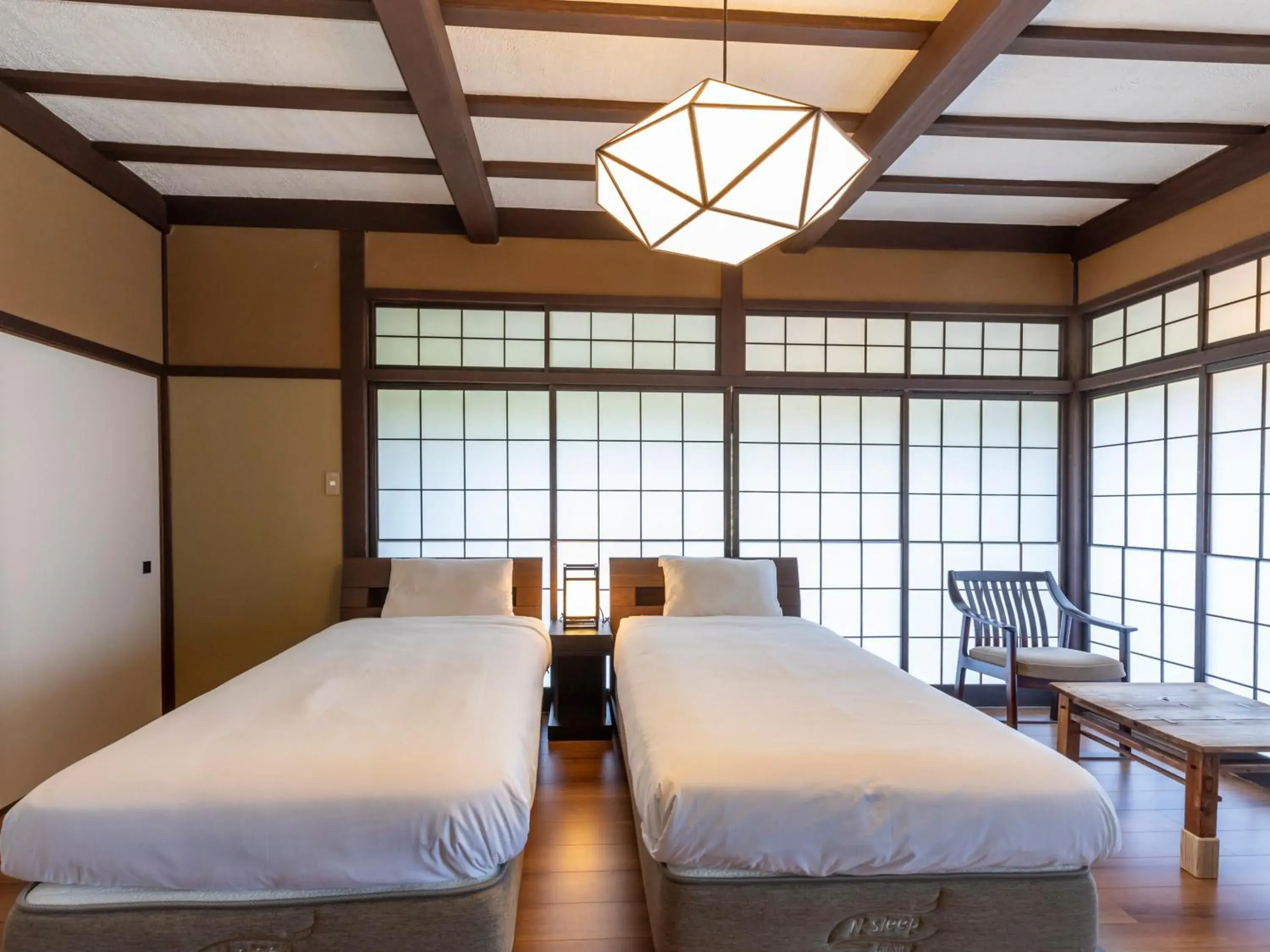 Standard Twin Room with Sea View - single occupancy in Tabist Nanki Shirahama Ryokan Mantei Standard Twin Room with Sea View - single occupancy in Tabist Nanki Shirahama Ryokan Mantei