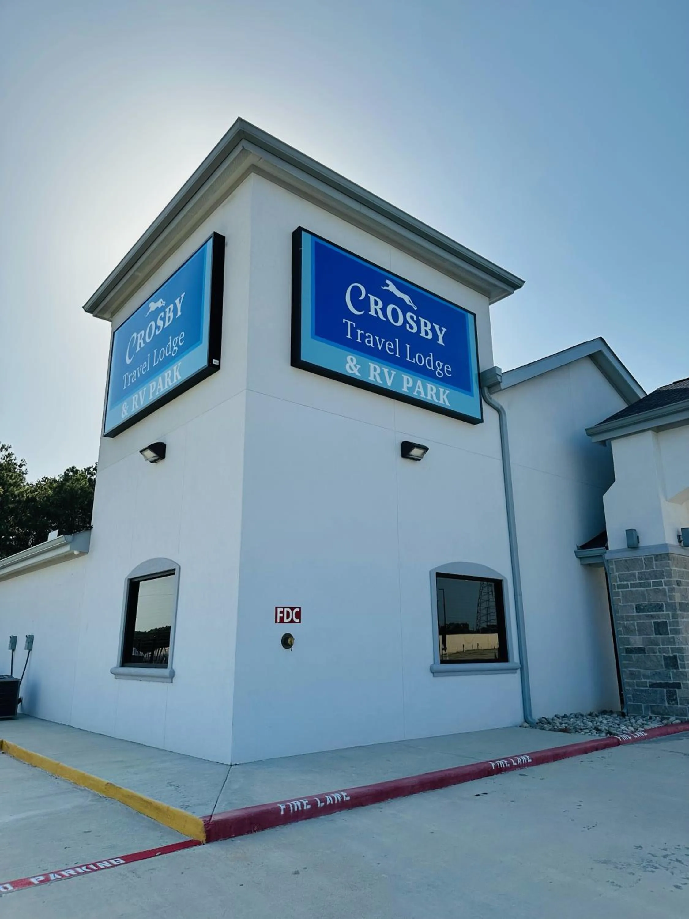 Logo/Certificate/Sign in Crosby Travel Lodge and RV Park