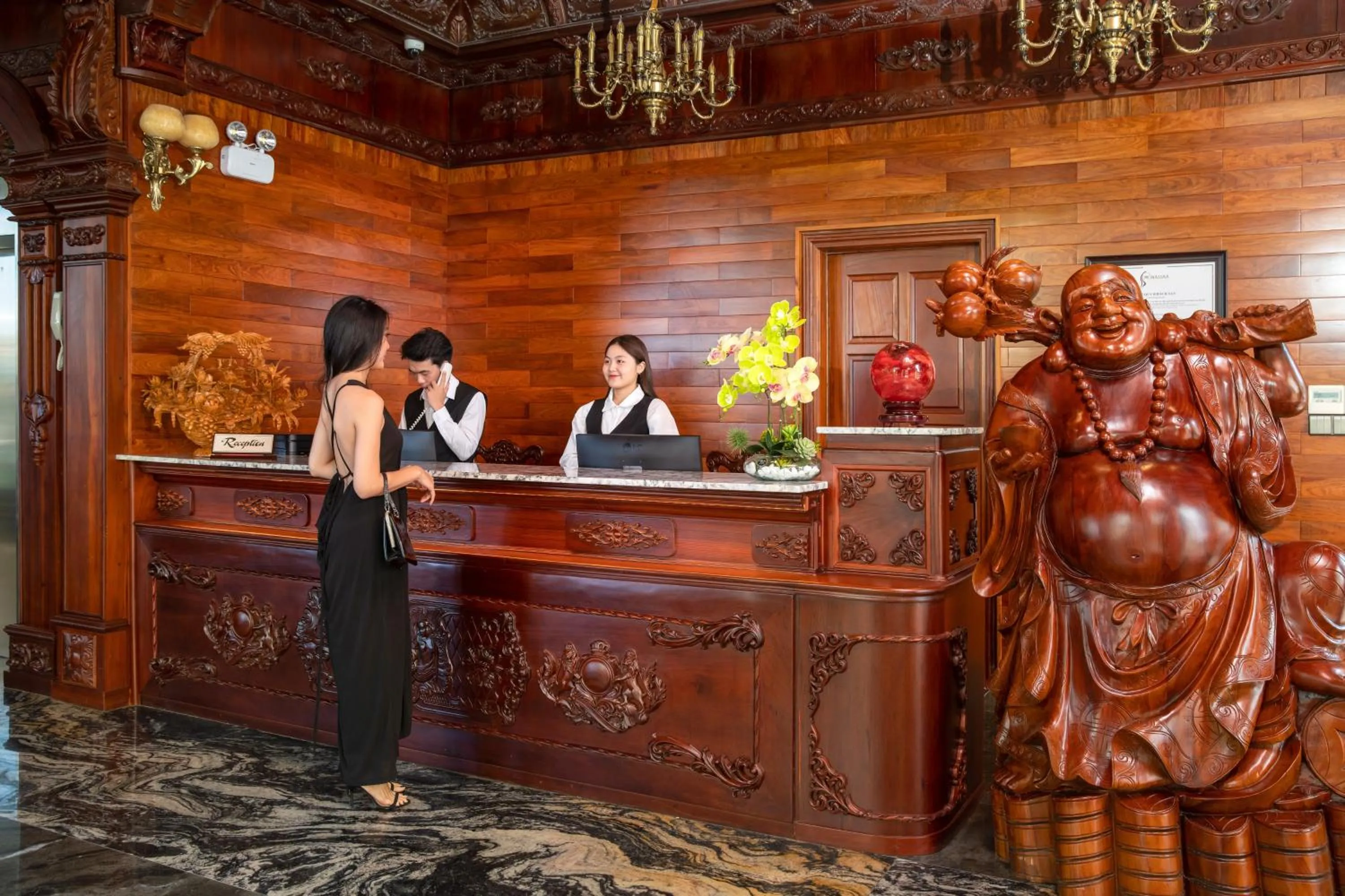 Staff in Monalisa Luxury Hotel