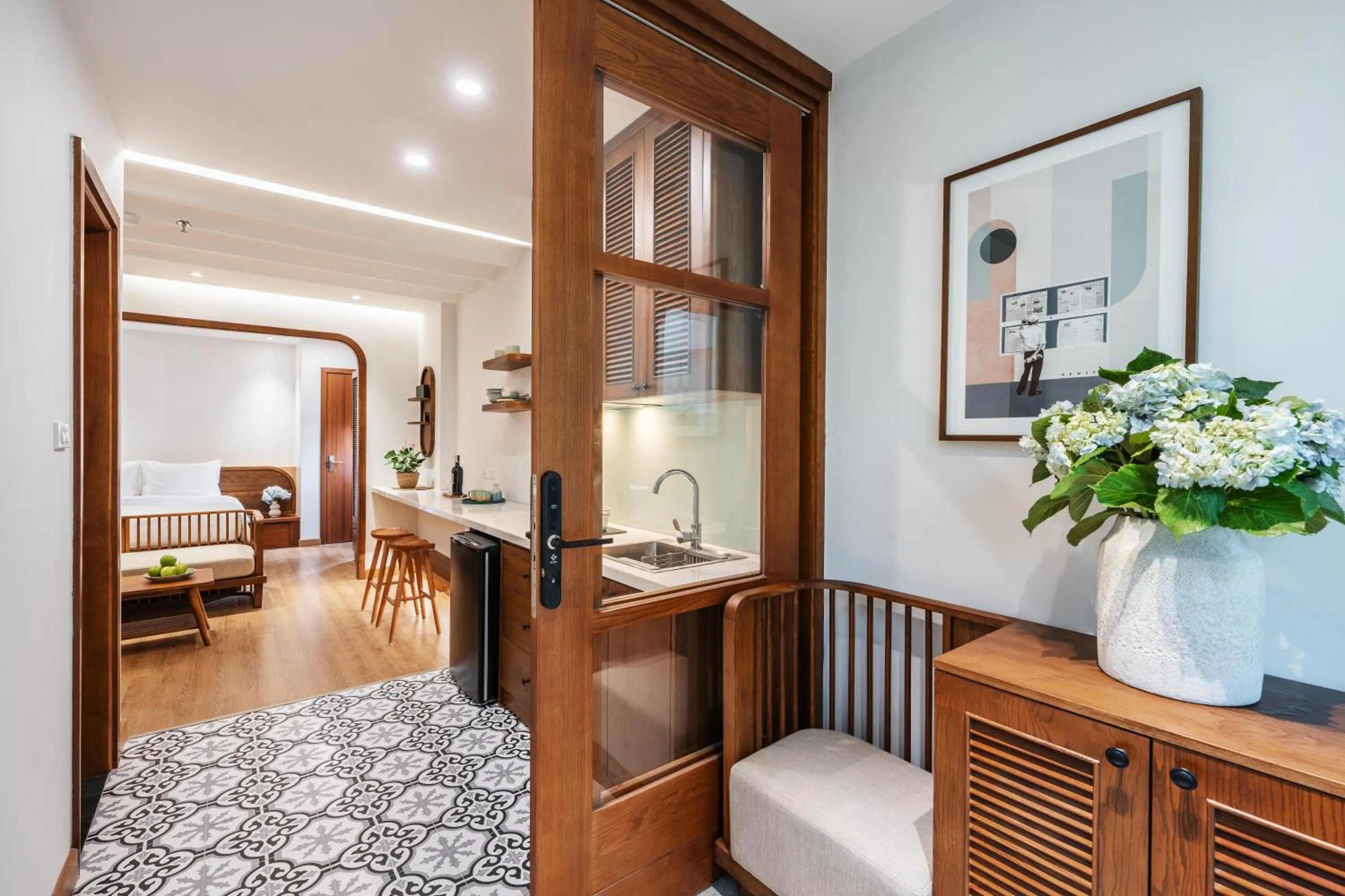 Photo of the whole room in Le Parfum Apartment and Hotel