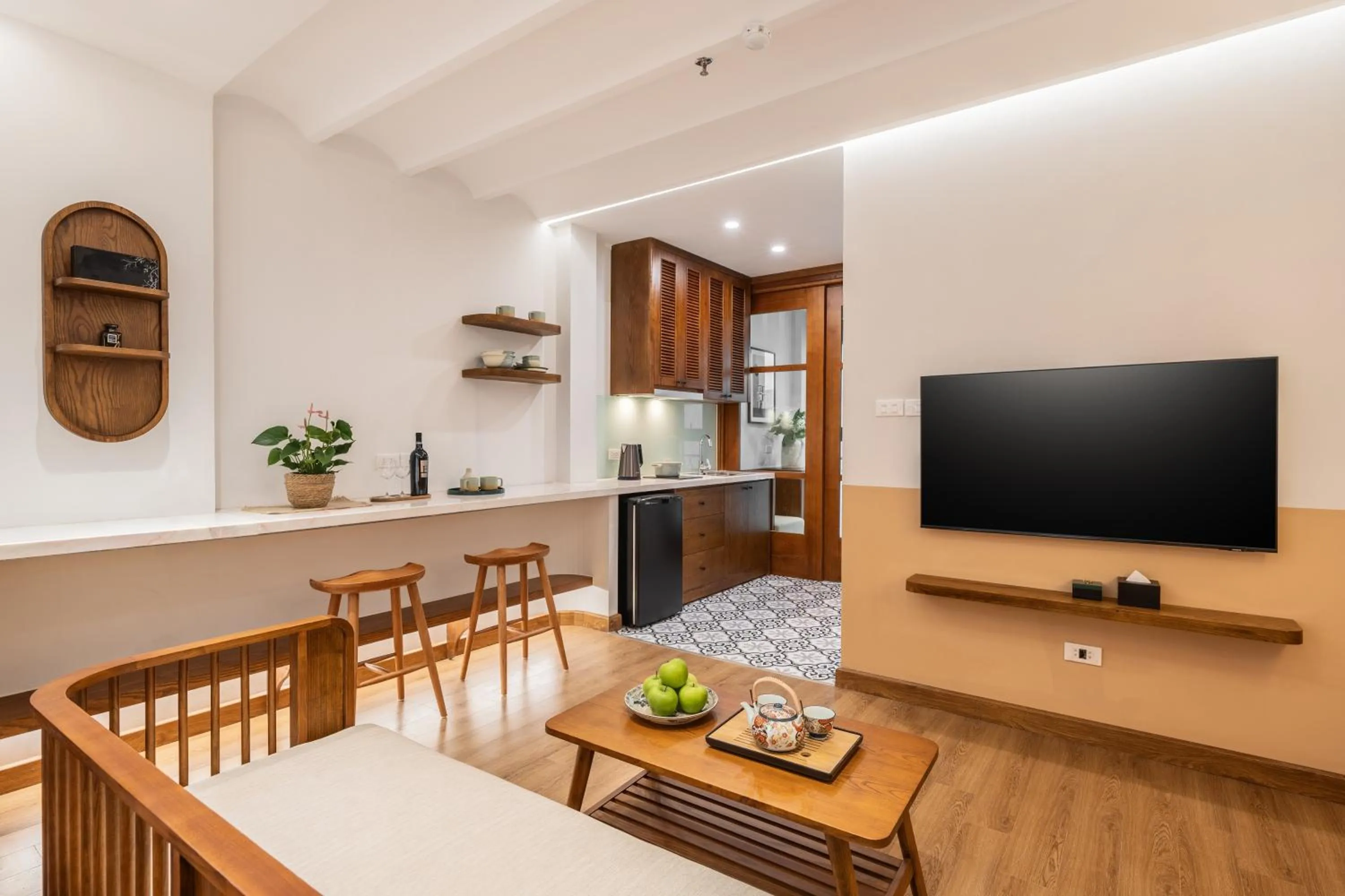 Living room in Le Parfum Apartment and Hotel